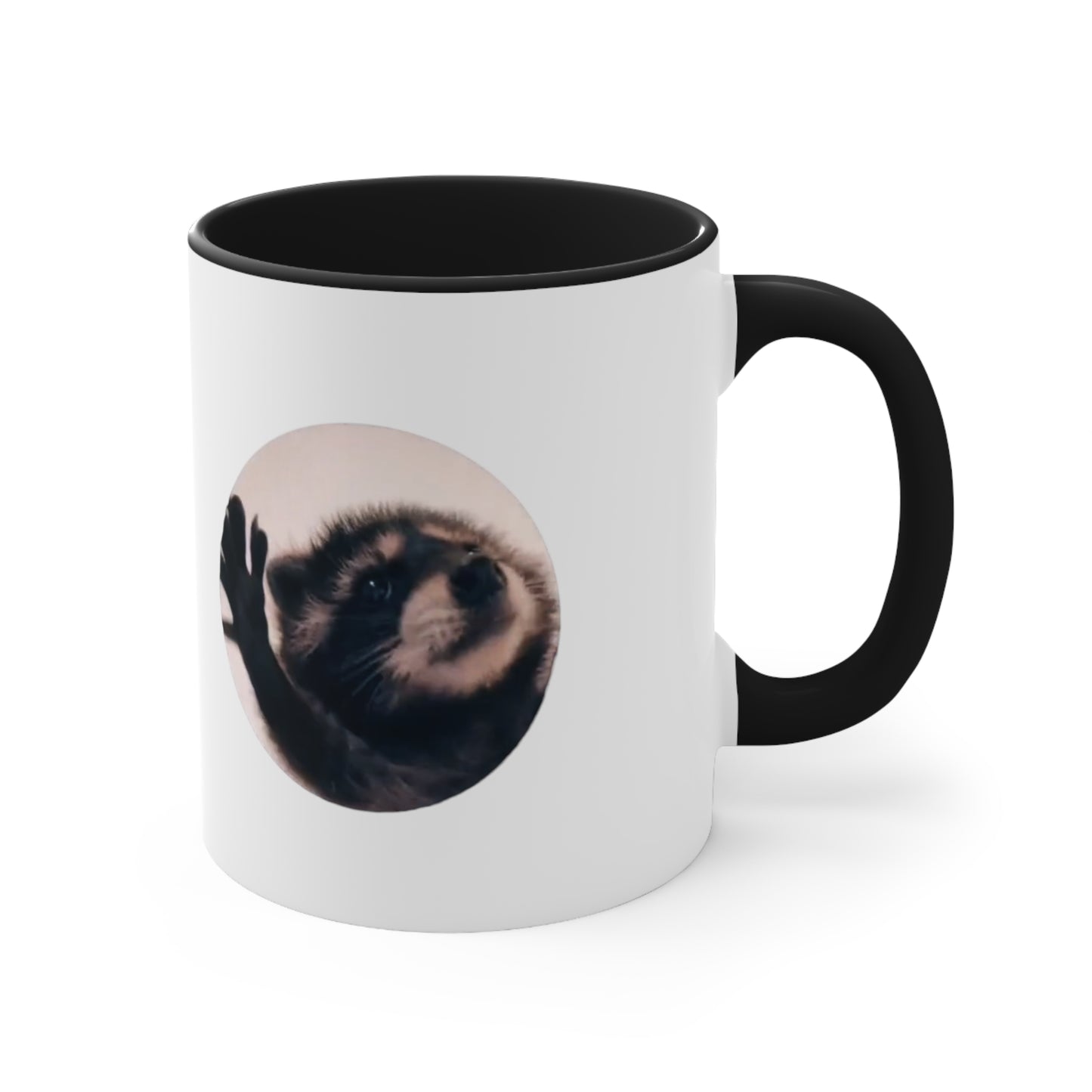 Pedro Raccoon Accent Coffee Mug, 11oz (330ml)