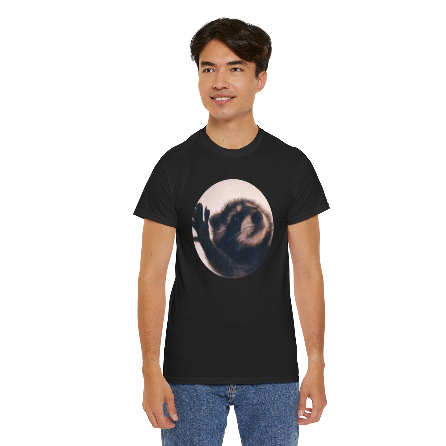 Pedro Raccoon Unisex Heavy Cotton Tee