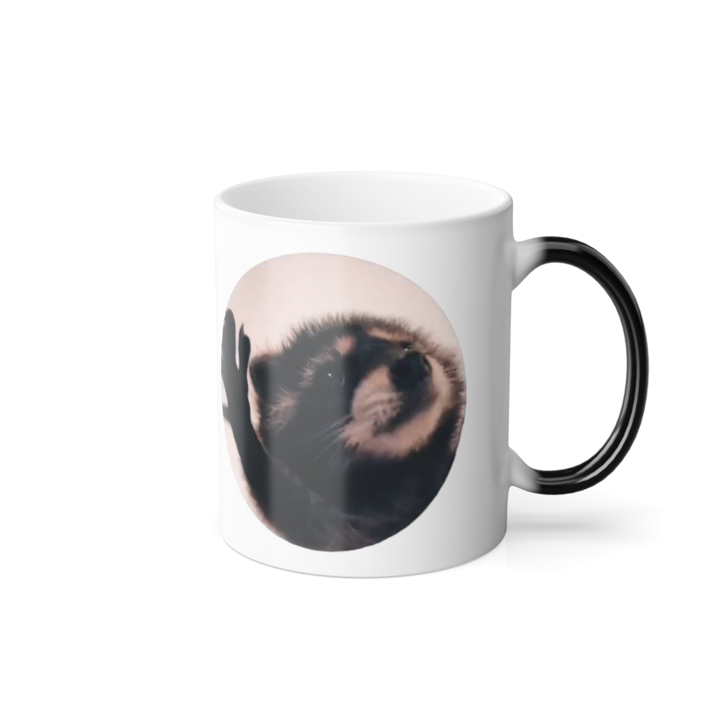 Pedro Raccoon Color Morphing Mug, 11oz