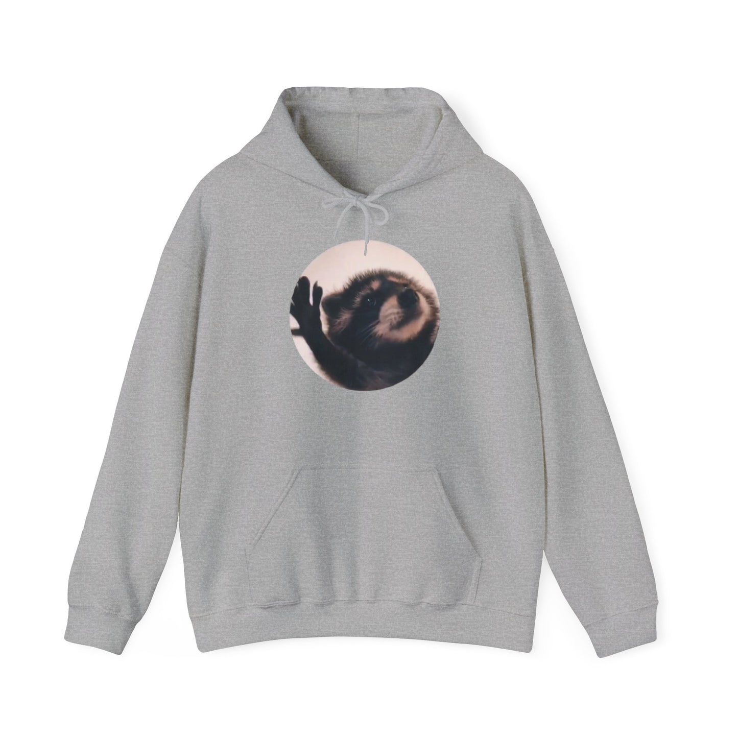 Pedro Raccoon Front and Back Unisex Heavy Blend™ Hooded Sweatshirt