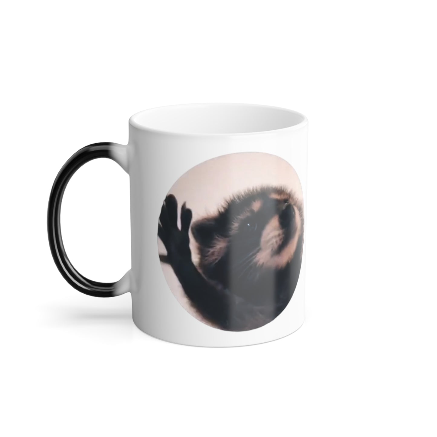 Pedro Raccoon Color Morphing Mug, 11oz