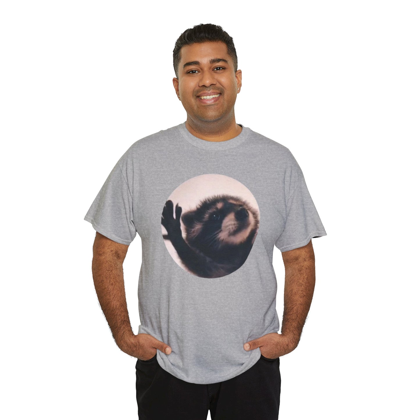 Pedro Raccoon Unisex Heavy Cotton Tee