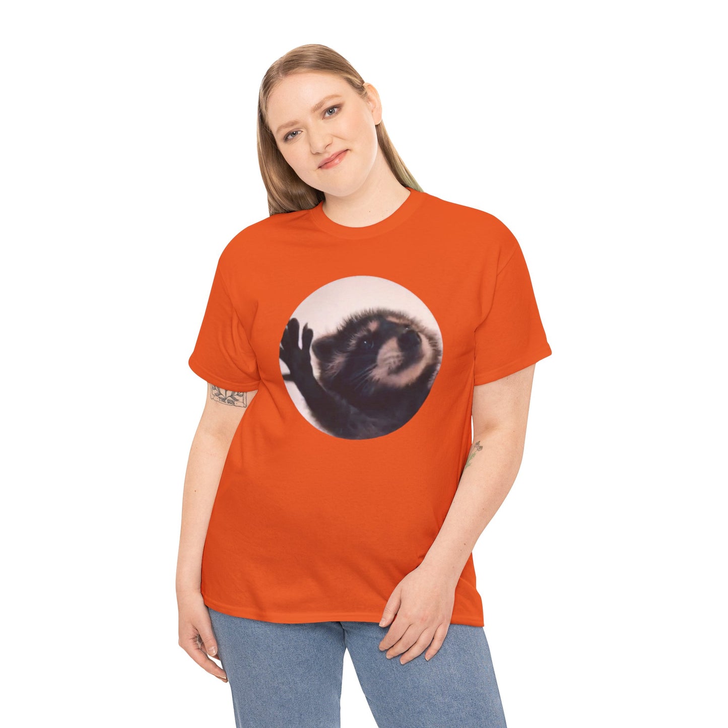 Pedro Raccoon Unisex Heavy Cotton Tee