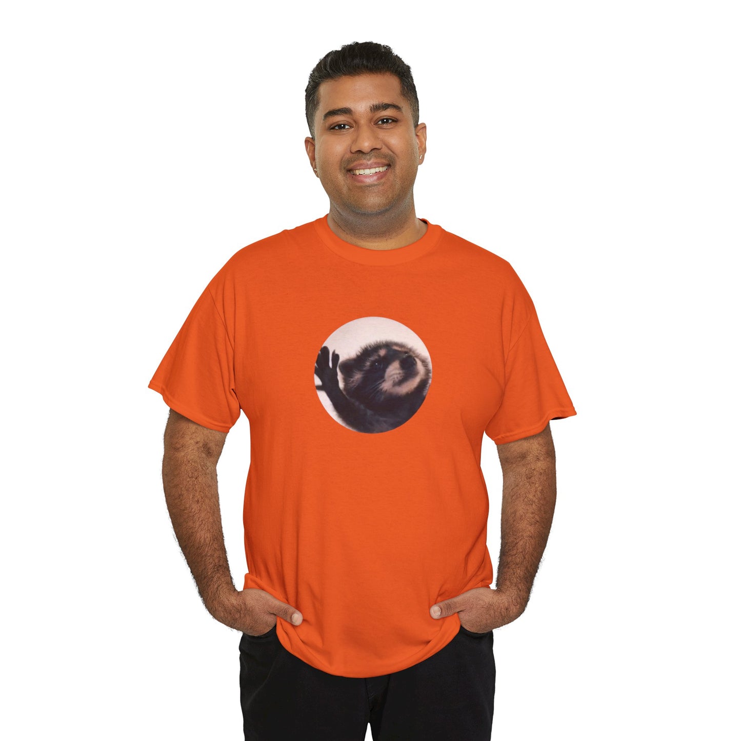 Pedro Raccoon Unisex Heavy Cotton Tee