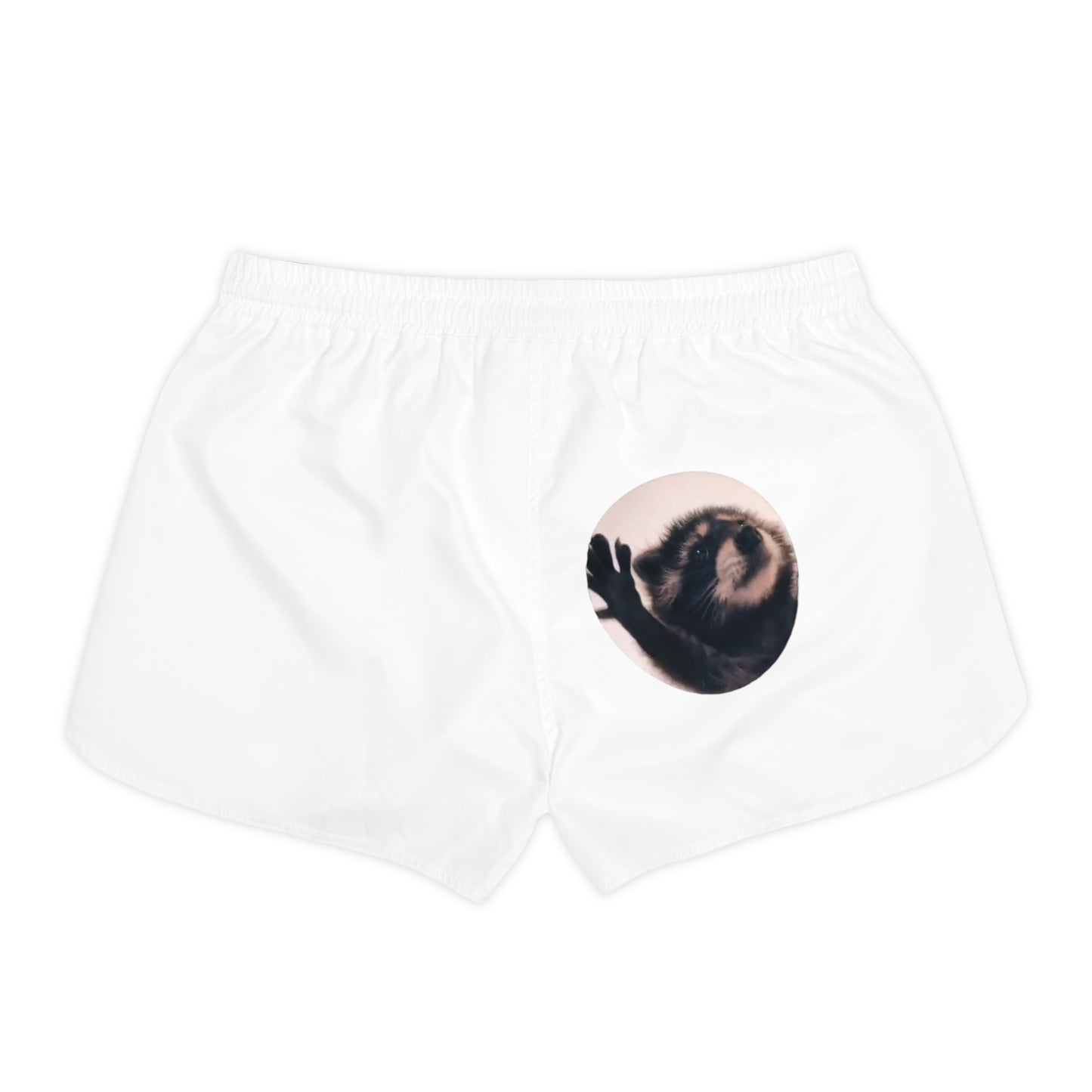 Pedro Raccoon Front and Back Women's Casual Shorts (AOP)