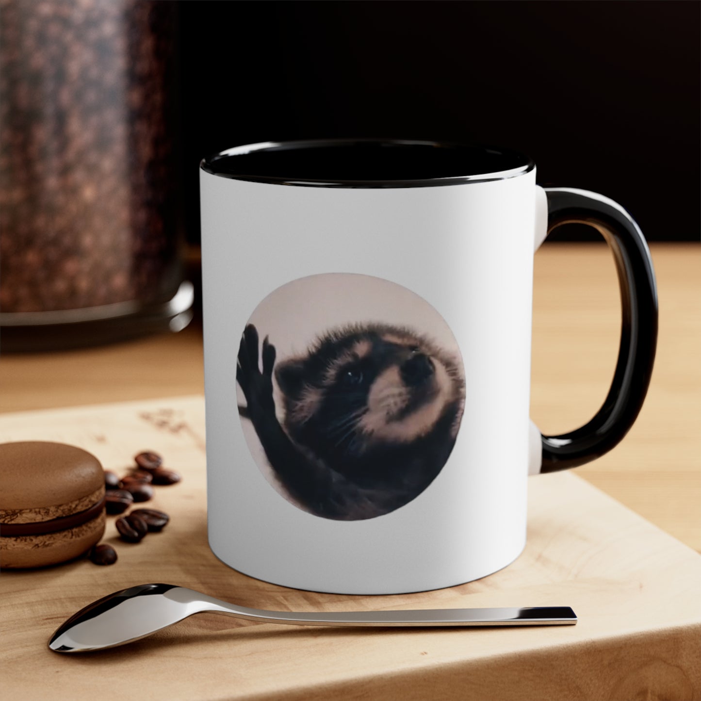 Pedro Raccoon Accent Coffee Mug, 11oz (330ml)