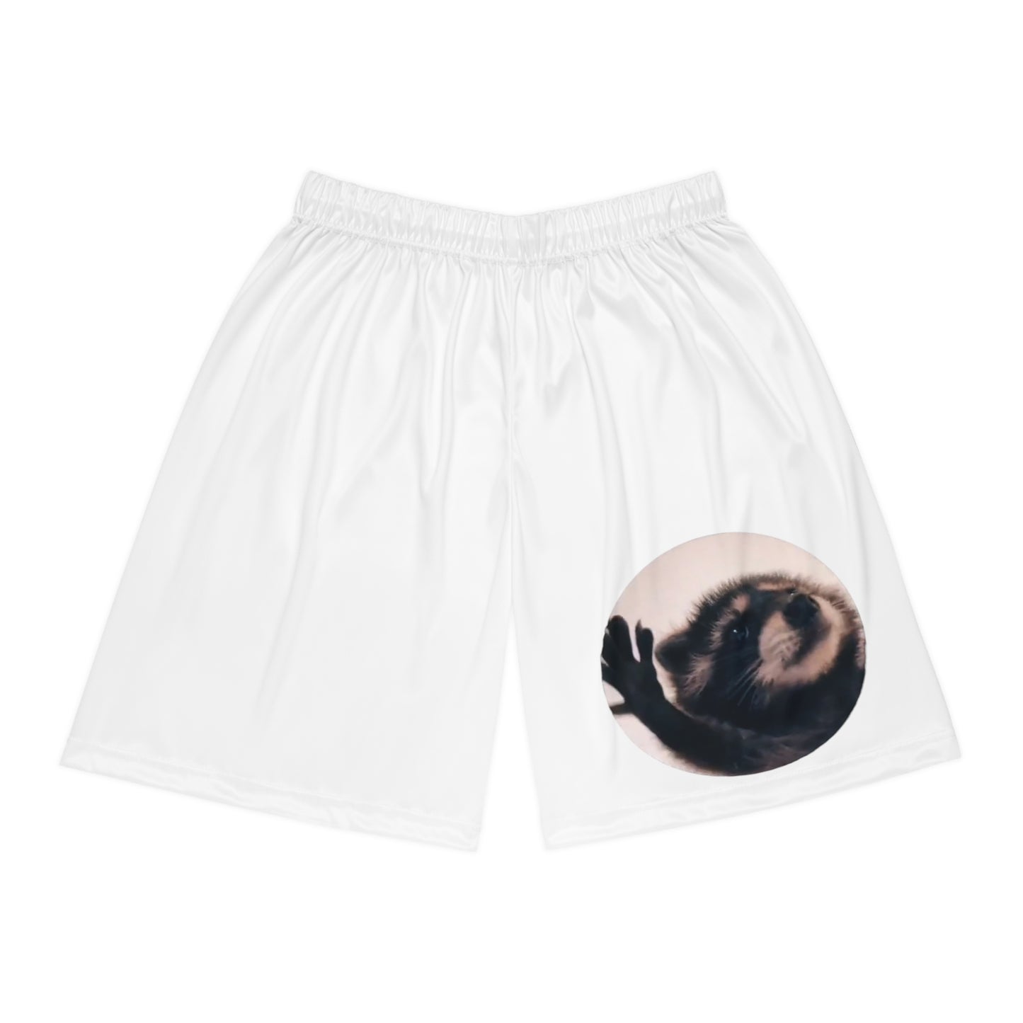 Pedro Raccoon Basketball Shorts (AOP)