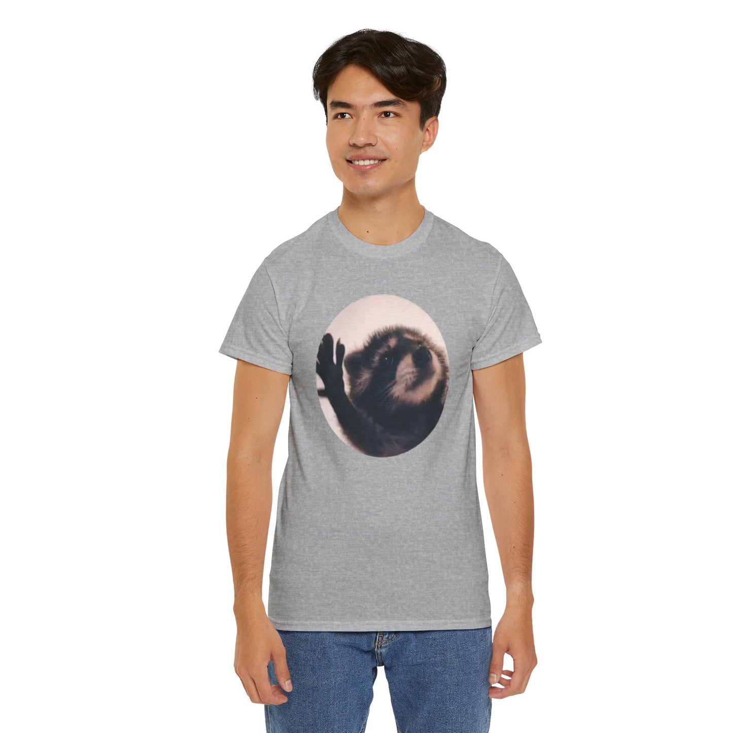 Pedro Raccoon Unisex Heavy Cotton Tee