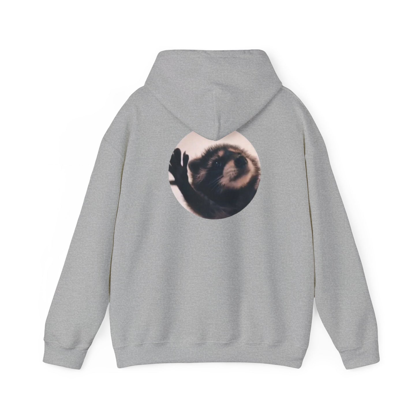 Pedro Raccoon Front and Back Unisex Heavy Blend™ Hooded Sweatshirt