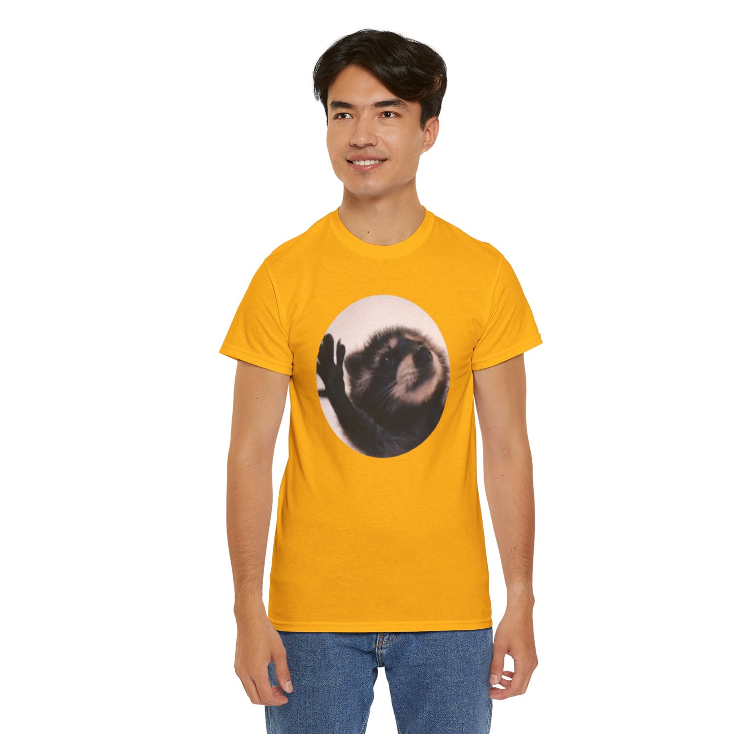 Pedro Raccoon Unisex Heavy Cotton Tee