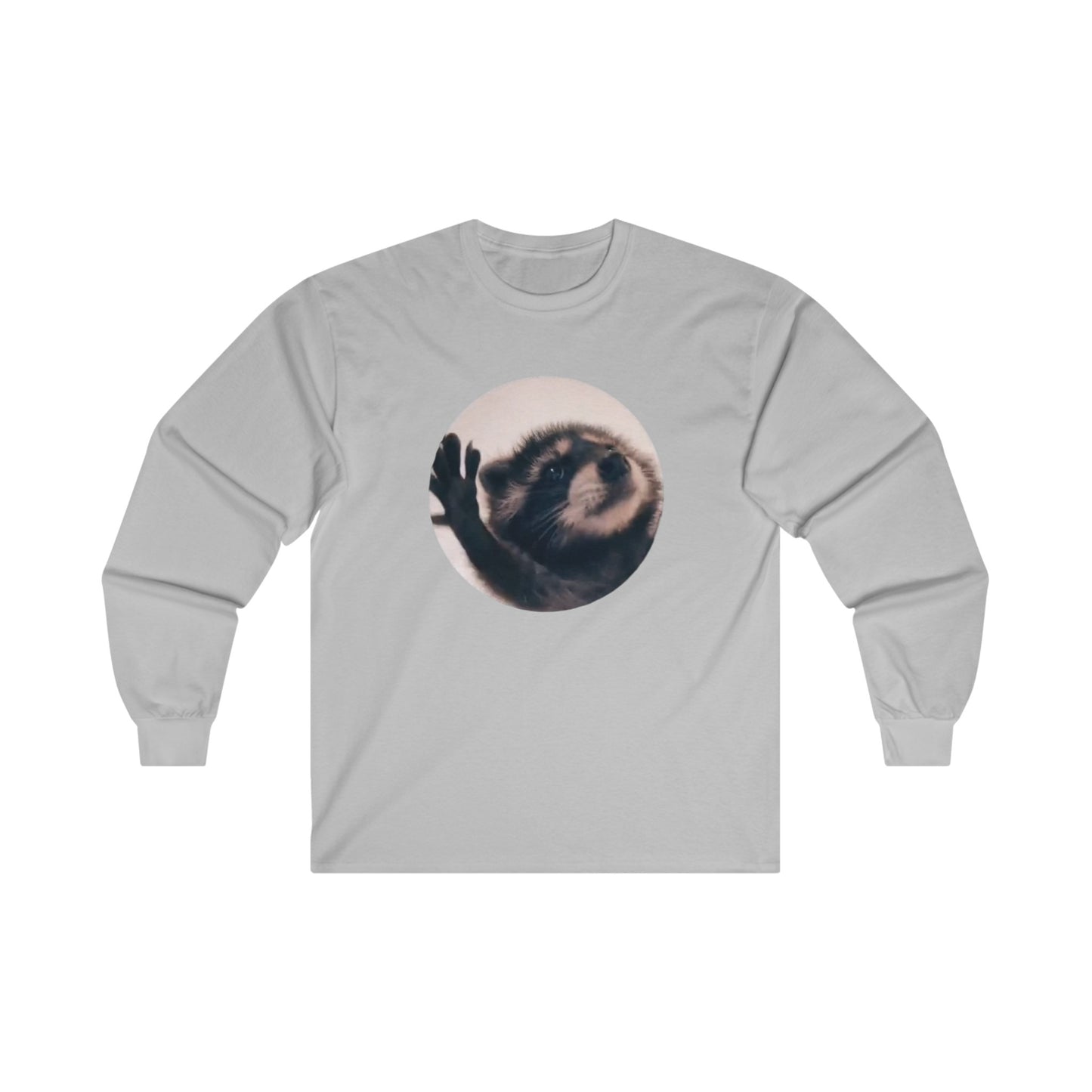 Pedro Raccoon Unisex Ultra Cotton Long Sleeve Tee