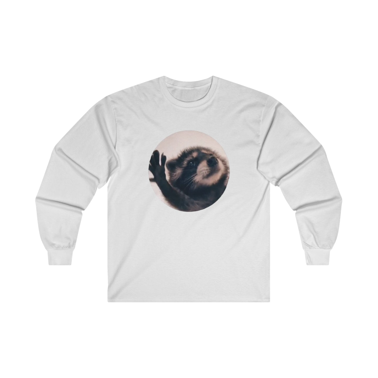 Pedro Raccoon Unisex Ultra Cotton Long Sleeve Tee