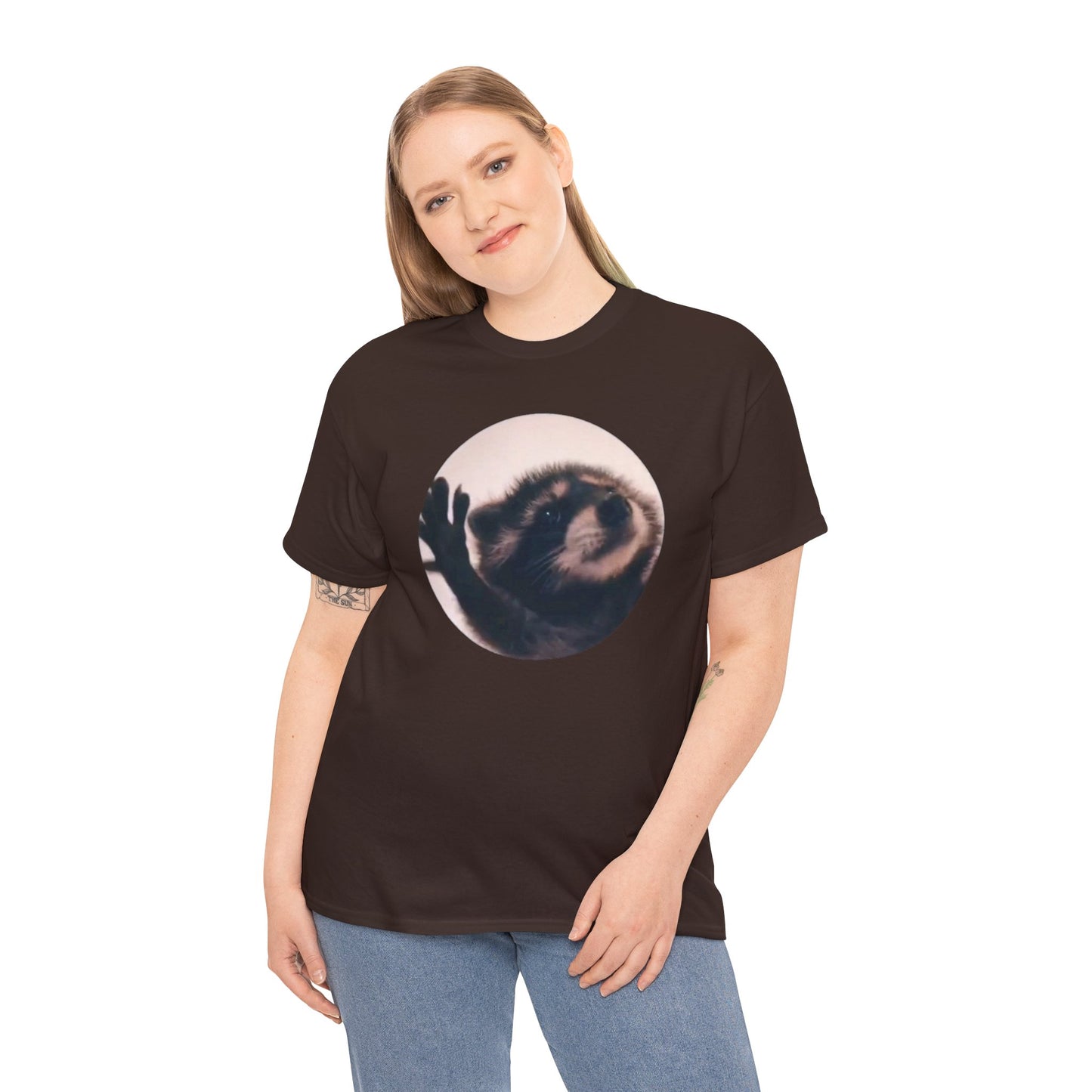 Pedro Raccoon Unisex Heavy Cotton Tee