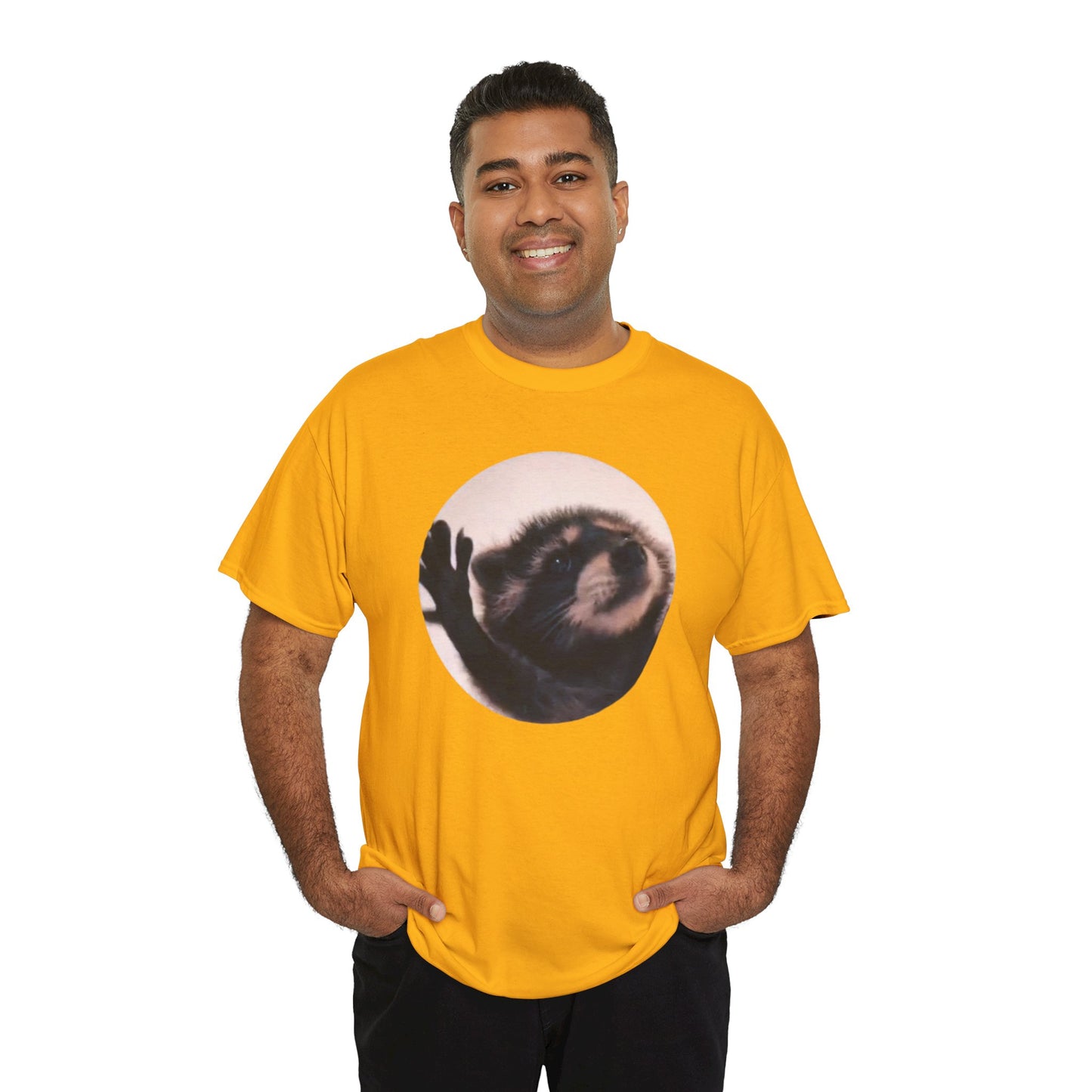 Pedro Raccoon Unisex Heavy Cotton Tee