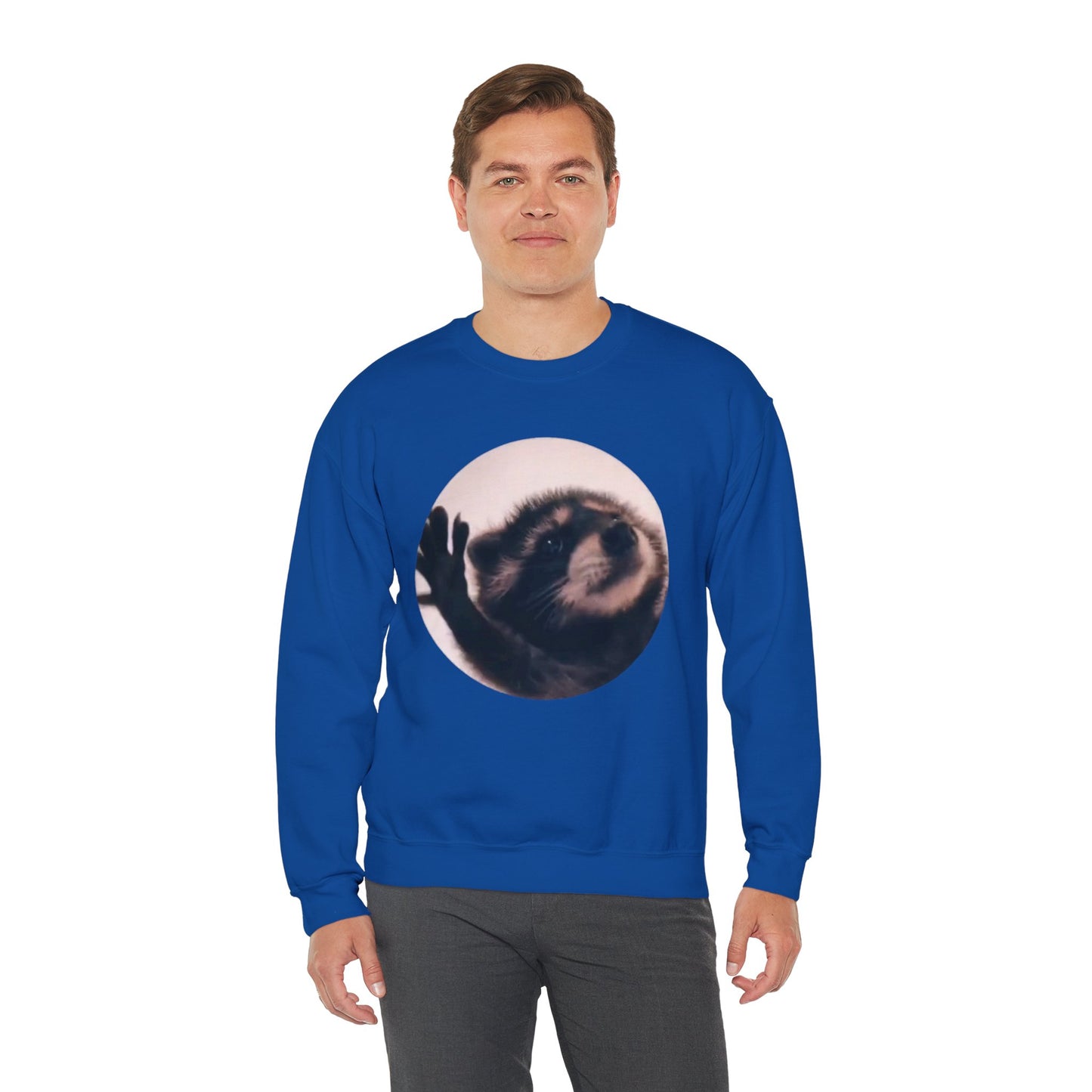 Pedro Raccoon Unisex Heavy Blend™ Crewneck Sweatshirt