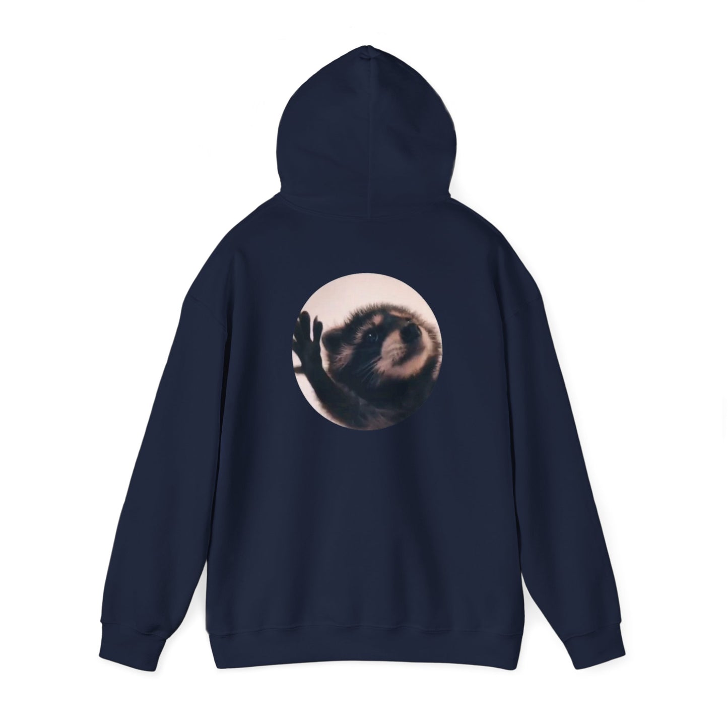 Pedro Raccoon Front and Back Unisex Heavy Blend™ Hooded Sweatshirt