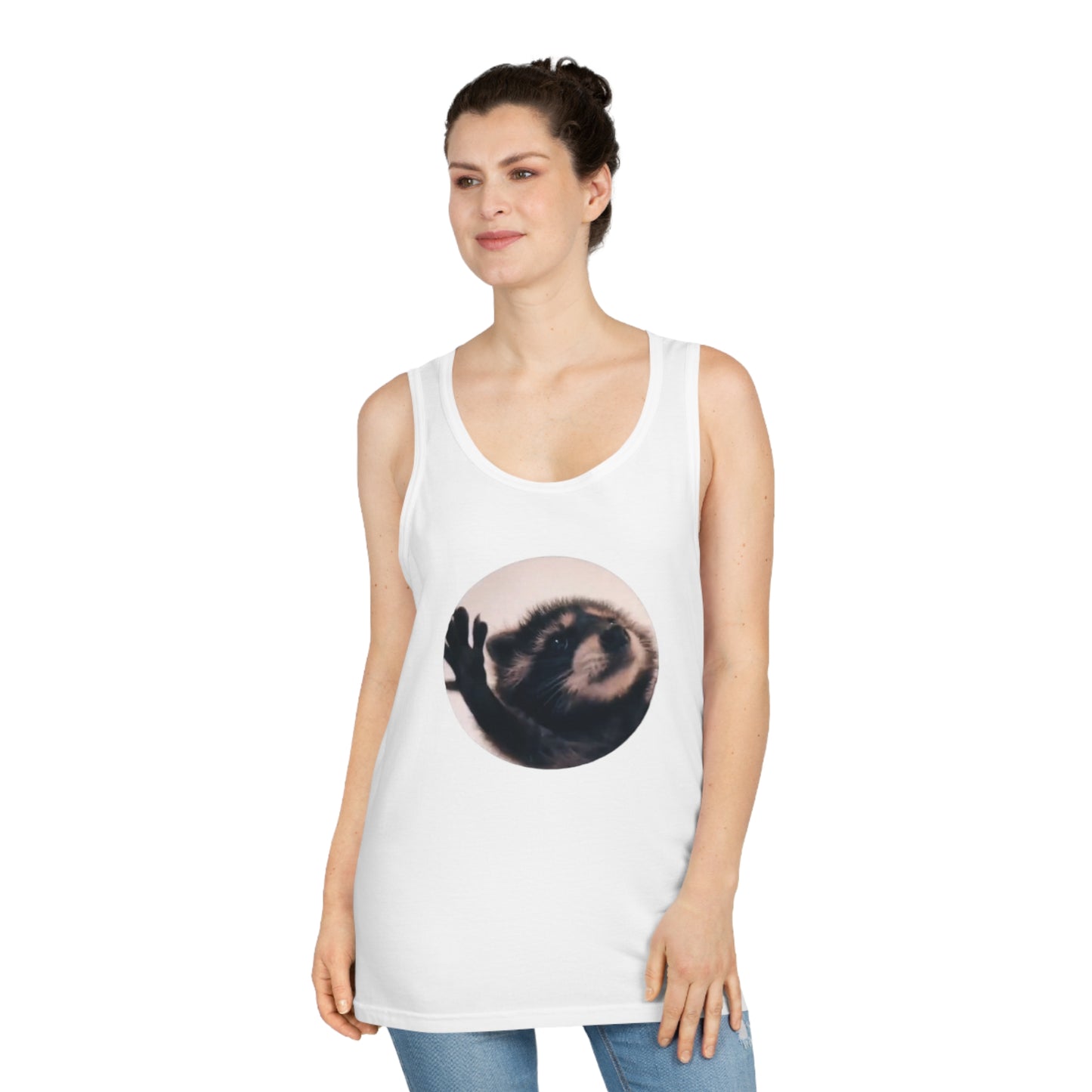 Pedro Raccoon Unisex Softstyle™ Tank Top