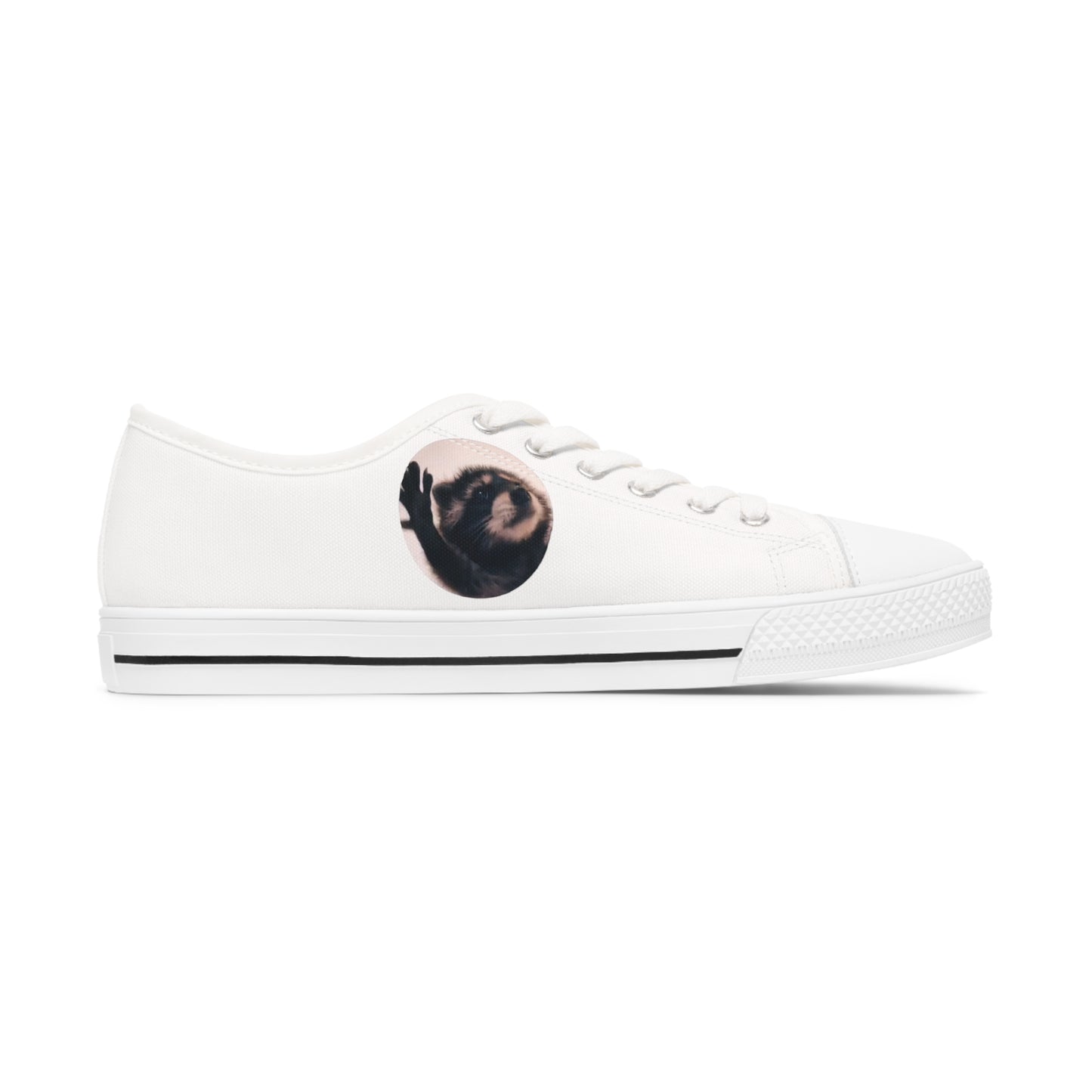 Pedro Raccoon Women's Low Top Sneakers