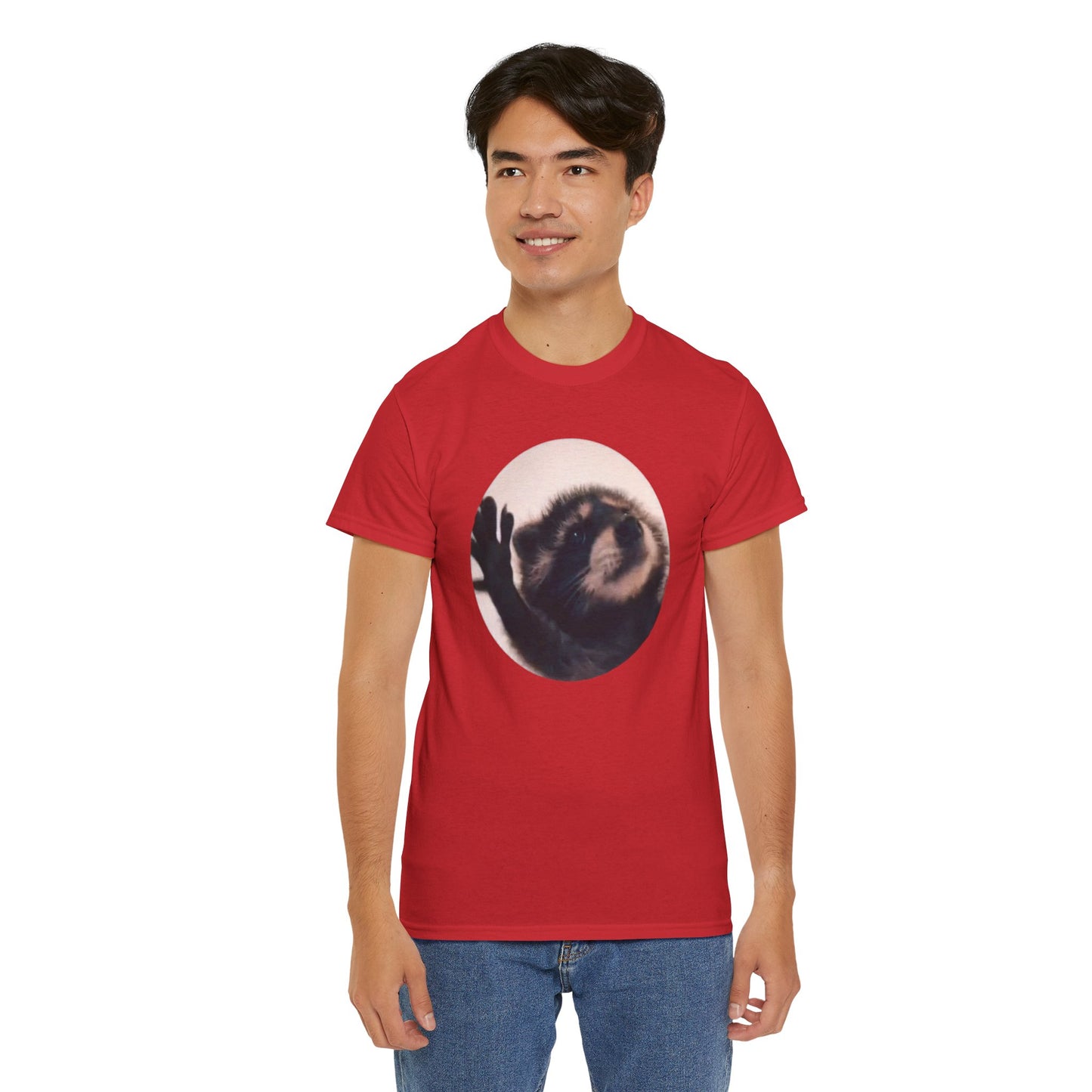 Pedro Raccoon Unisex Heavy Cotton Tee