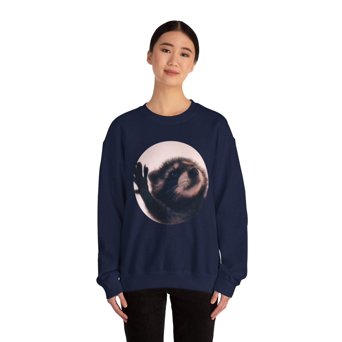 Pedro Raccoon Unisex Heavy Blend™ Crewneck Sweatshirt