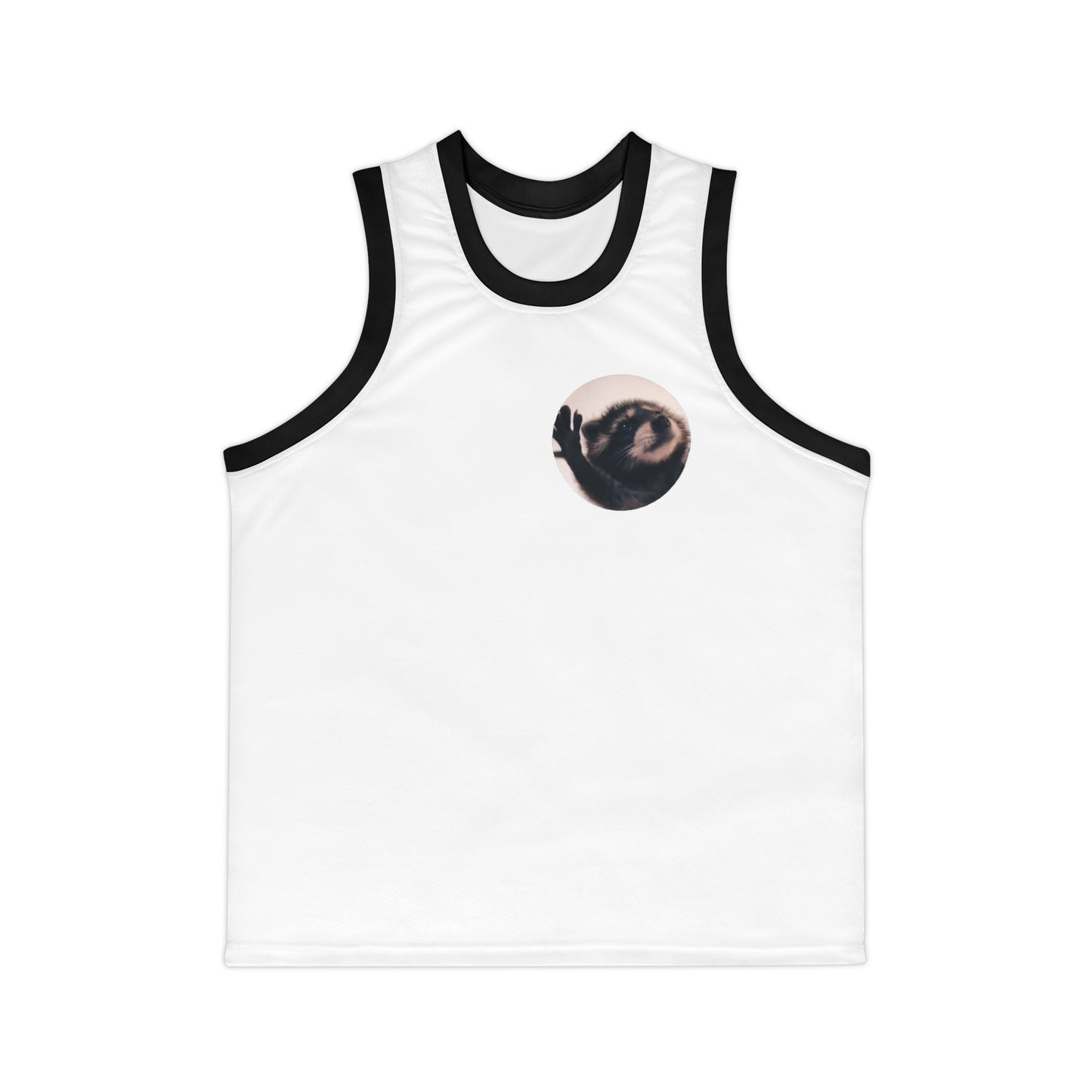 Pedro Raccoon Unisex Basketball Jersey (AOP)