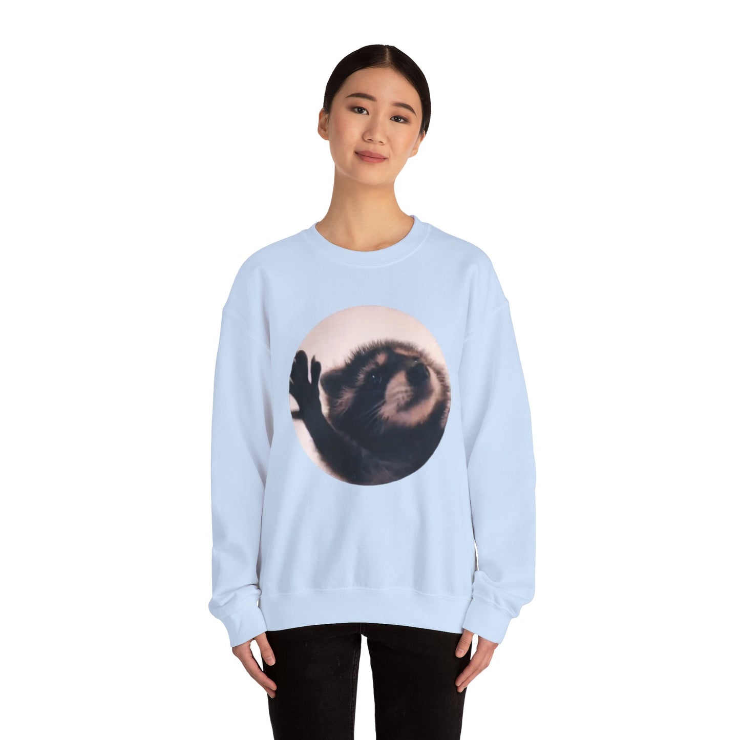 Pedro Raccoon Unisex Heavy Blend™ Crewneck Sweatshirt