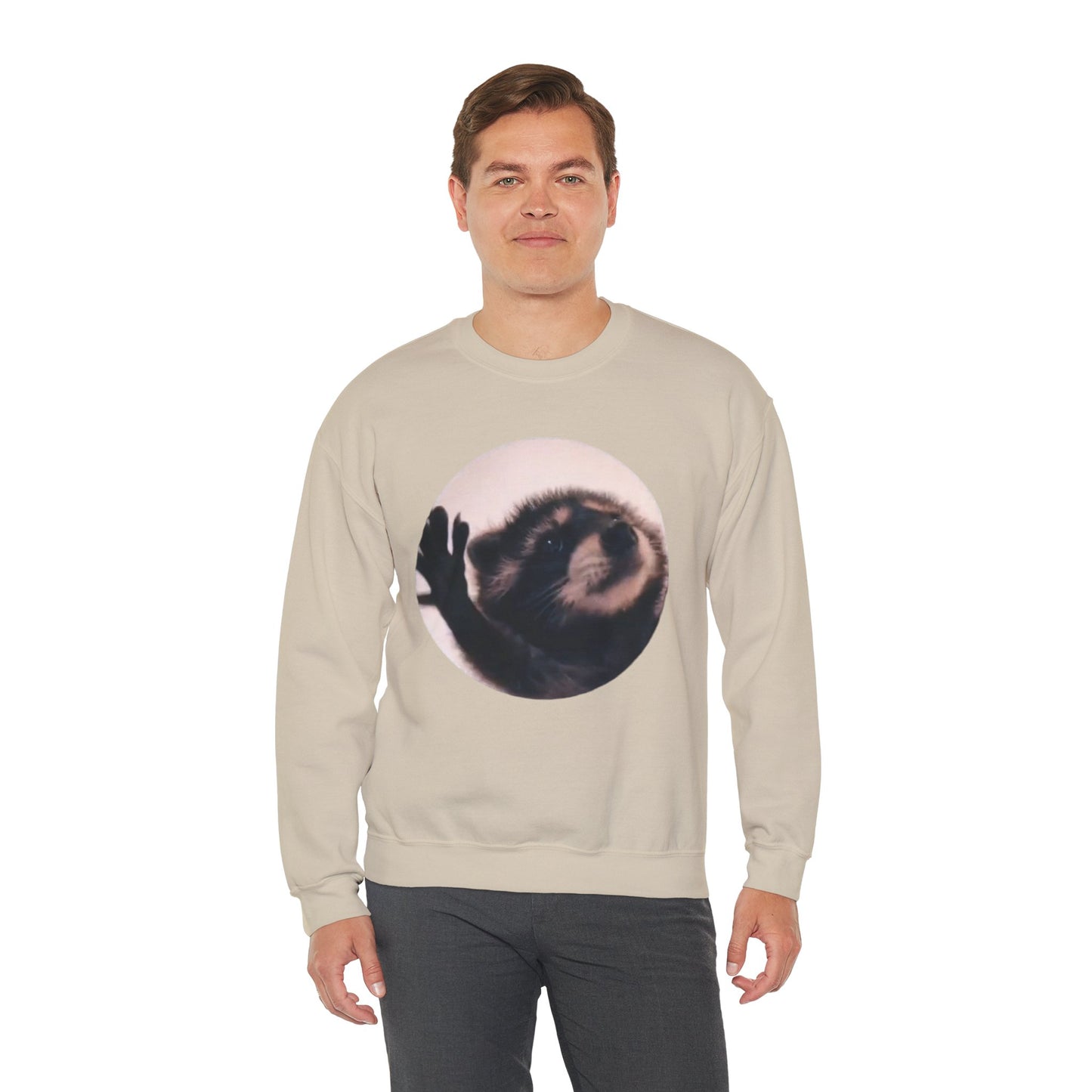 Pedro Raccoon Unisex Heavy Blend™ Crewneck Sweatshirt