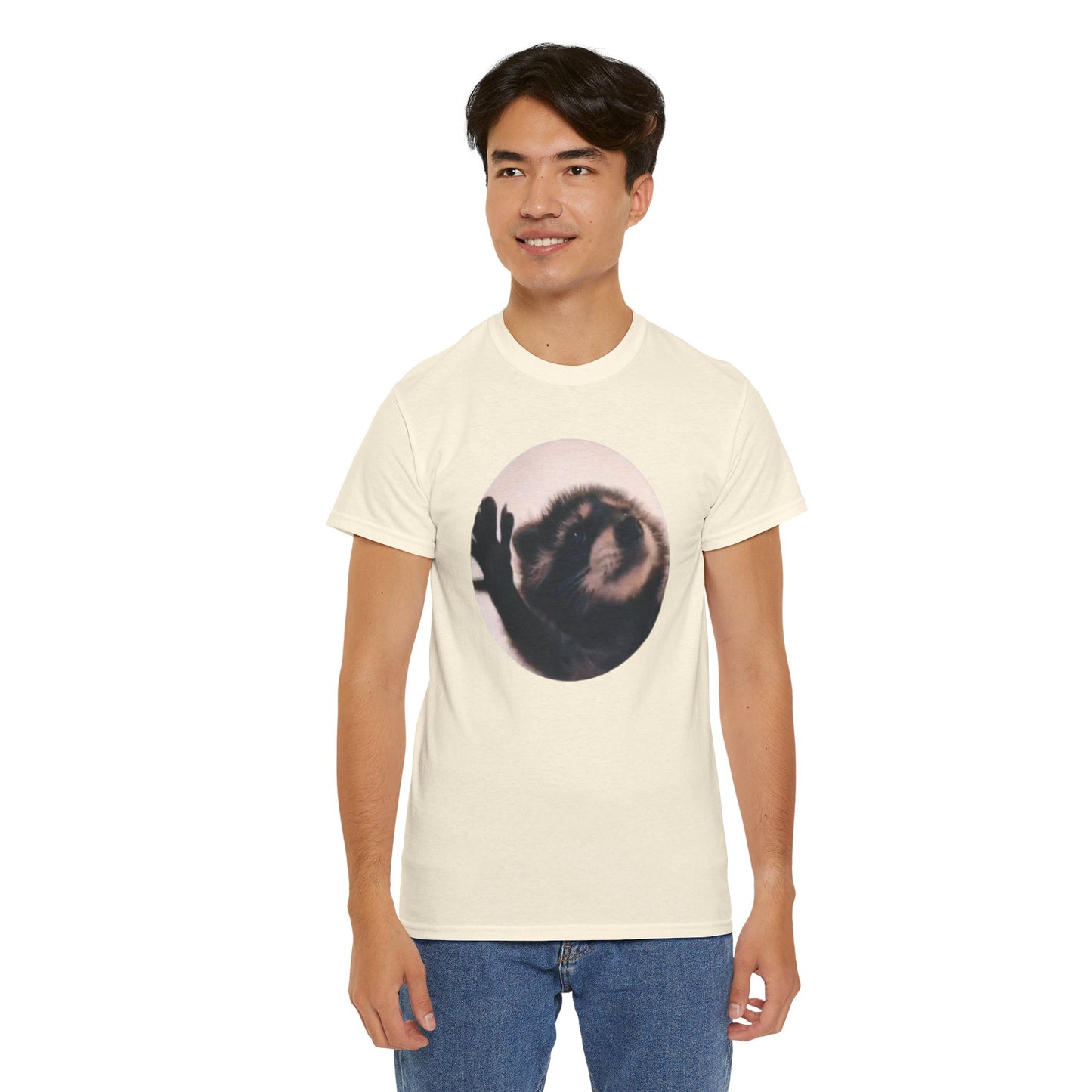 Pedro Raccoon Unisex Heavy Cotton Tee