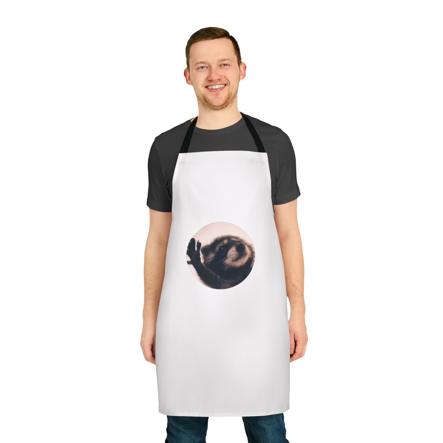 Pedro Raccoon Apron, 5-Color Straps (AOP)