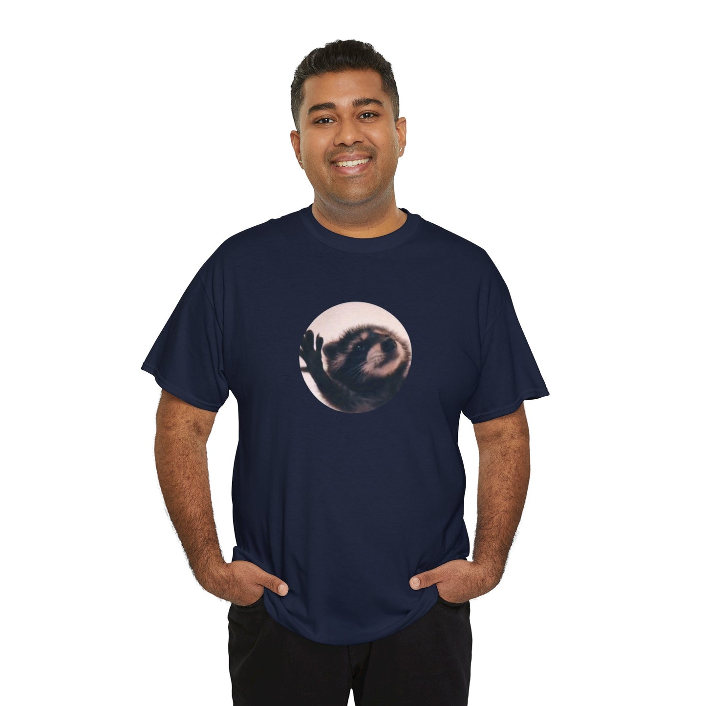 Pedro Raccoon Unisex Heavy Cotton Tee