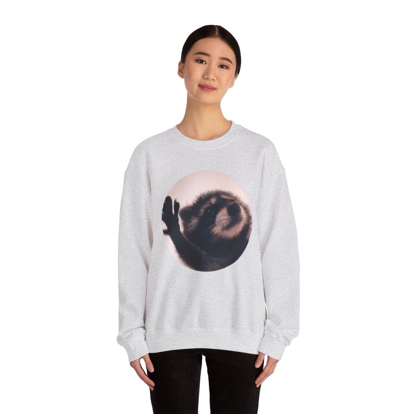 Pedro Raccoon Unisex Heavy Blend™ Crewneck Sweatshirt