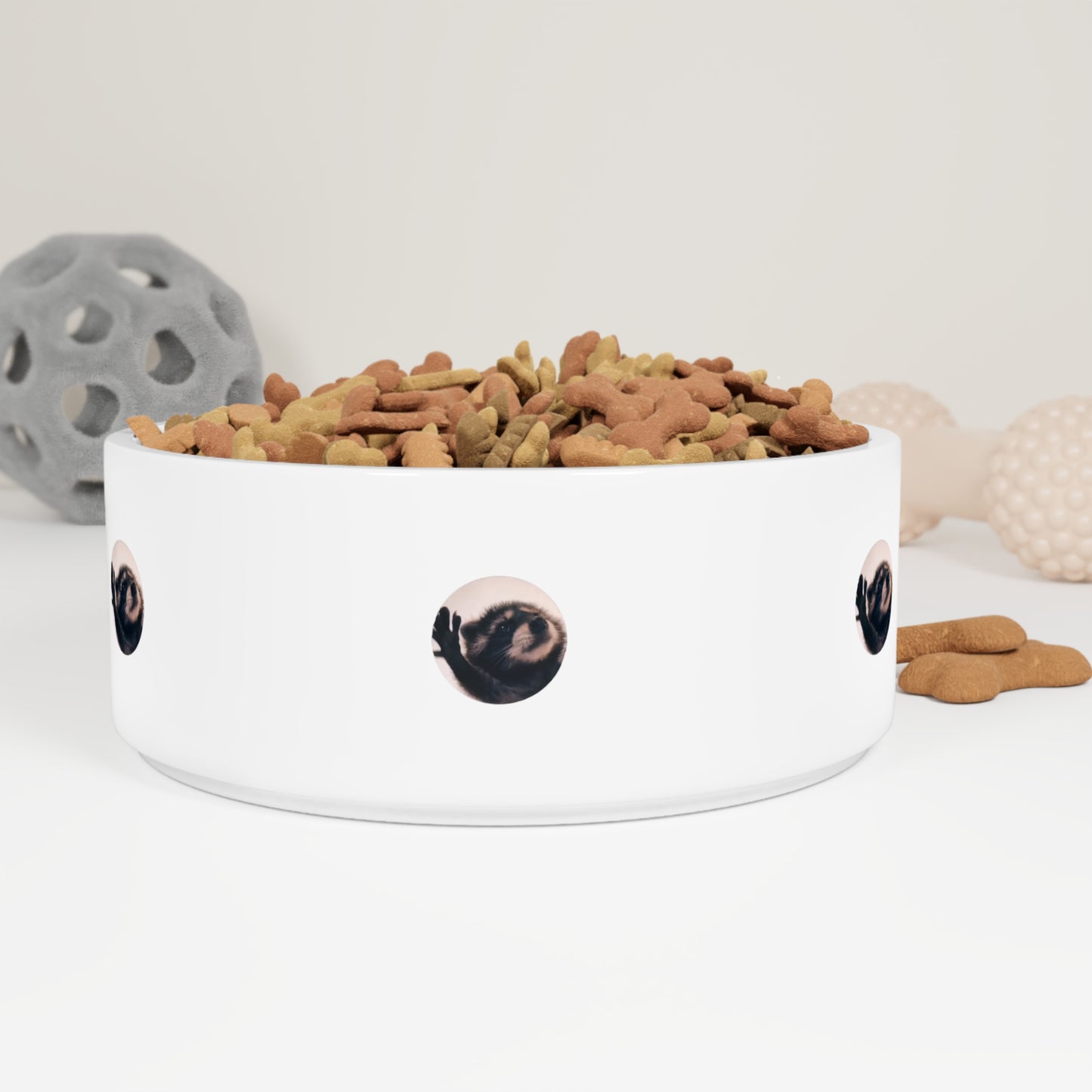 Pedro Raccoon Pet Bowl