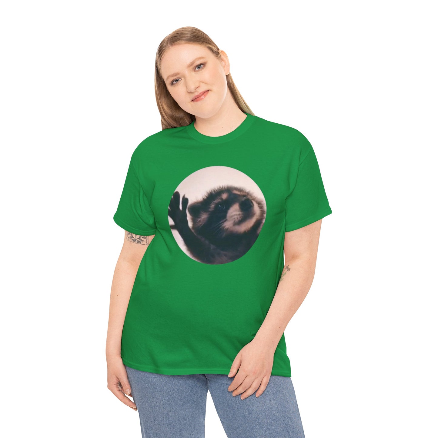 Pedro Raccoon Unisex Heavy Cotton Tee