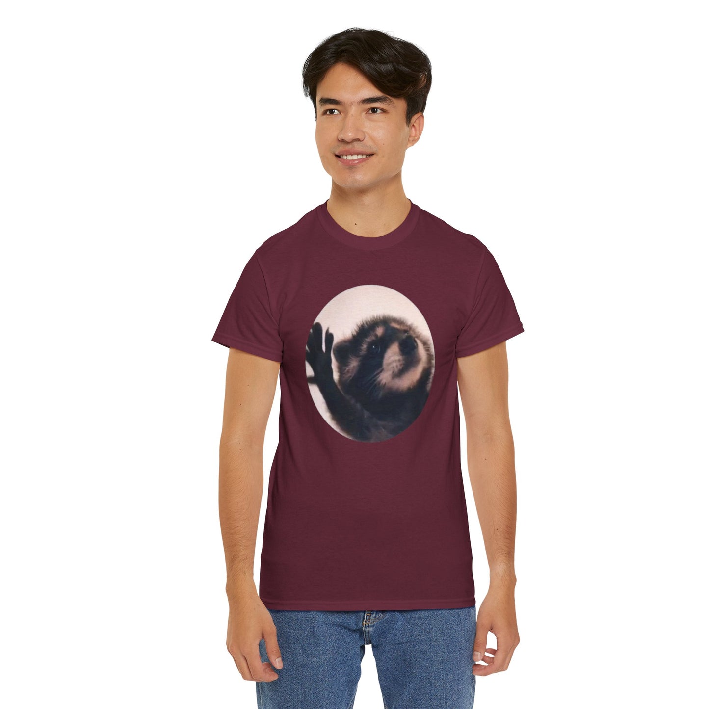 Pedro Raccoon Unisex Heavy Cotton Tee