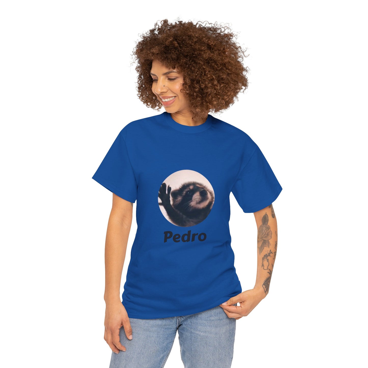 Pedro Raccoon Unisex Heavy Cotton Tee