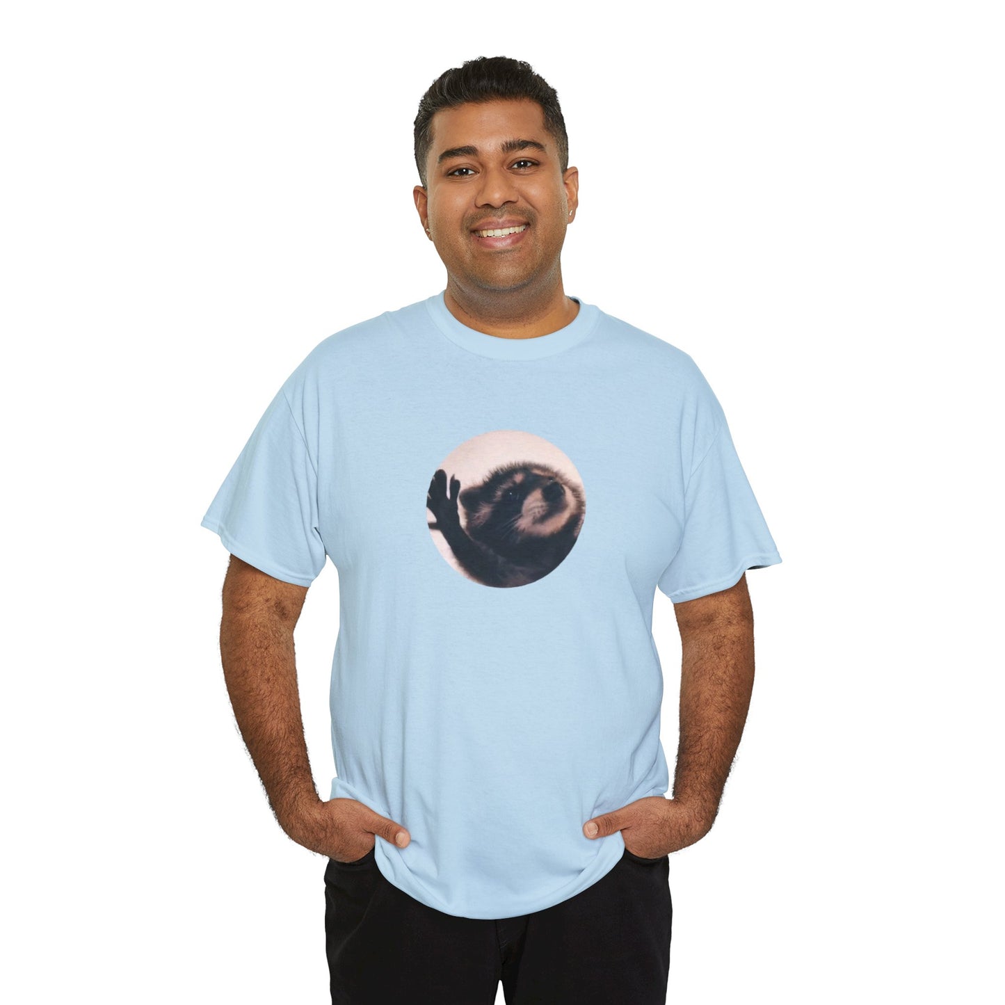 Pedro Raccoon Unisex Heavy Cotton Tee