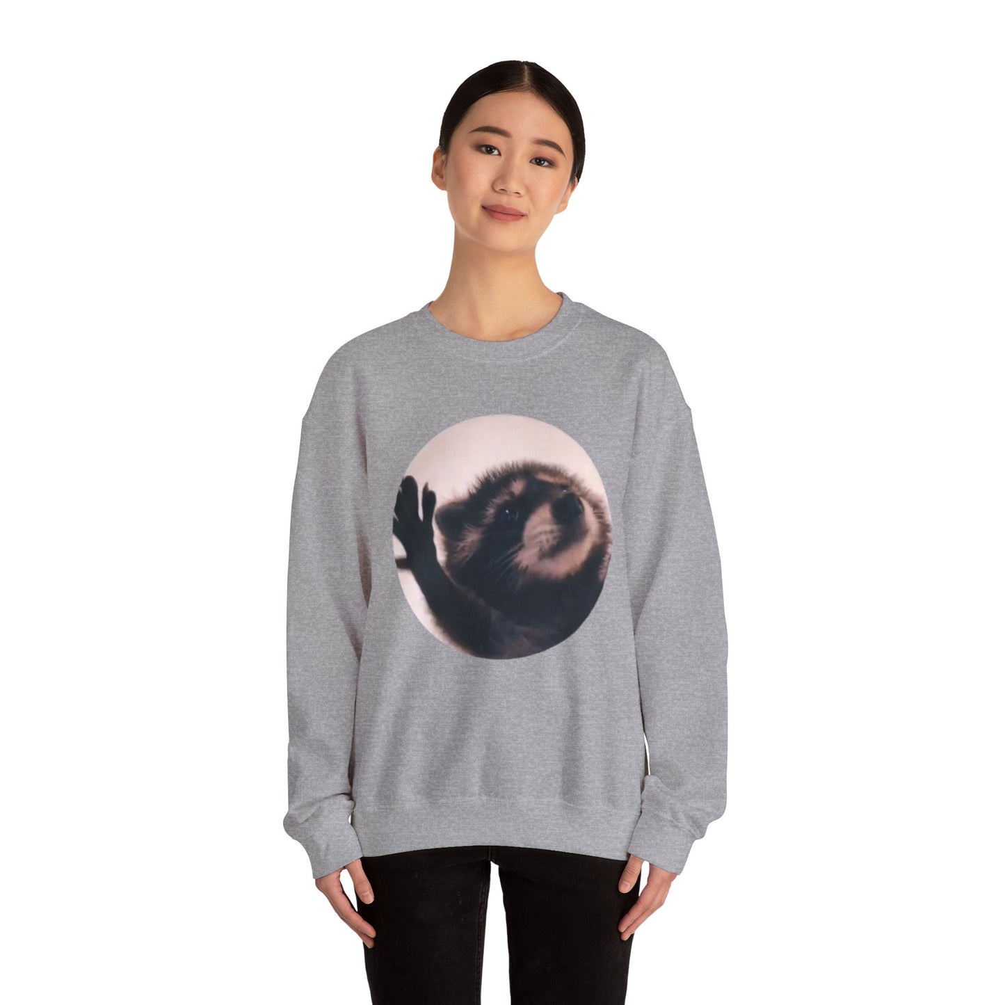 Pedro Raccoon Unisex Heavy Blend™ Crewneck Sweatshirt