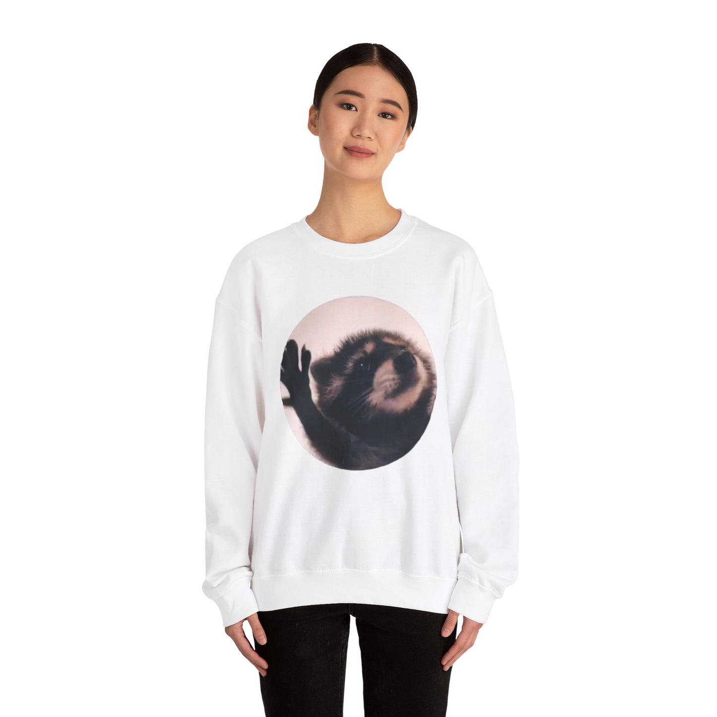 Pedro Raccoon Unisex Heavy Blend™ Crewneck Sweatshirt