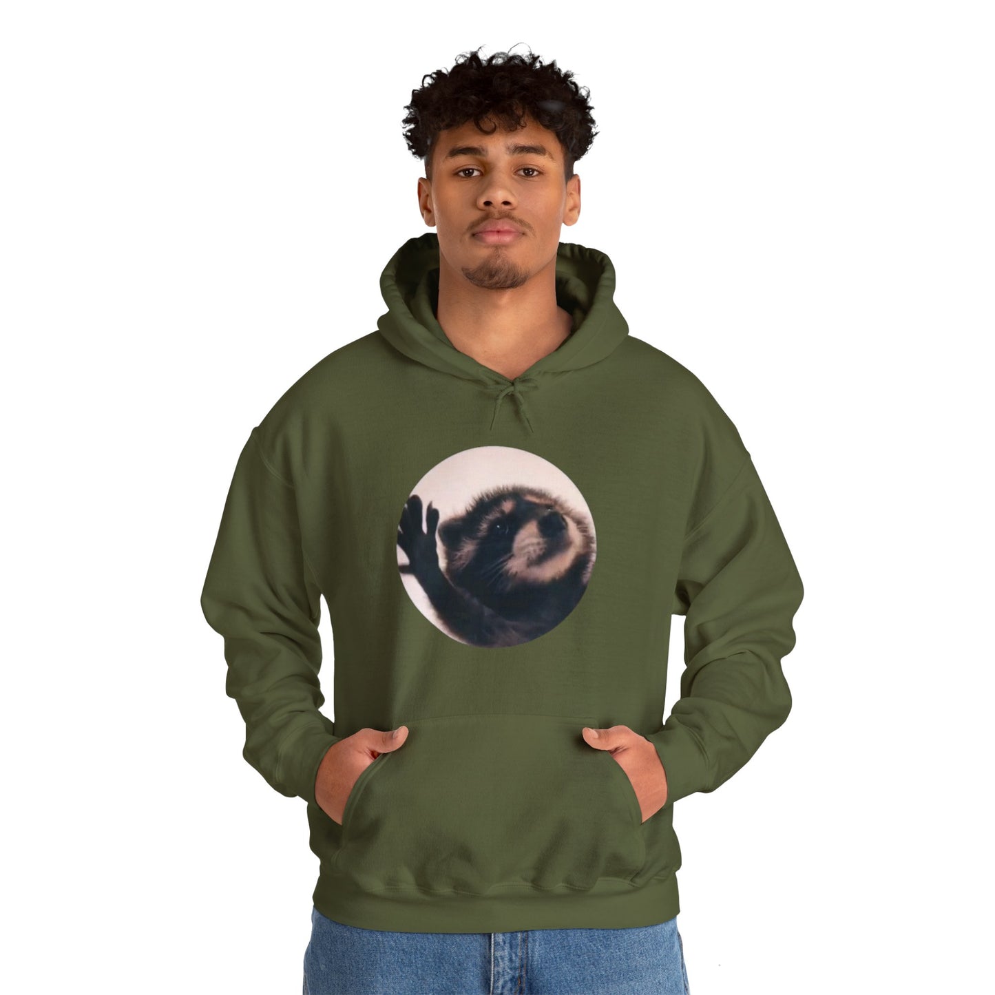 Pedro Raccoon Unisex Heavy Blend™ Hooded Sweatshirt