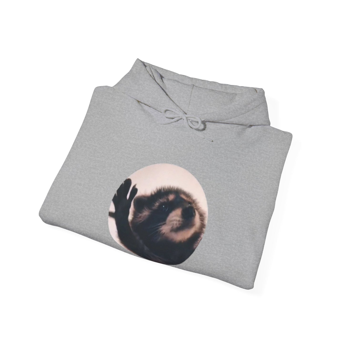 Pedro Raccoon Front Only Unisex Heavy Blend™ Hooded Sweatshirt