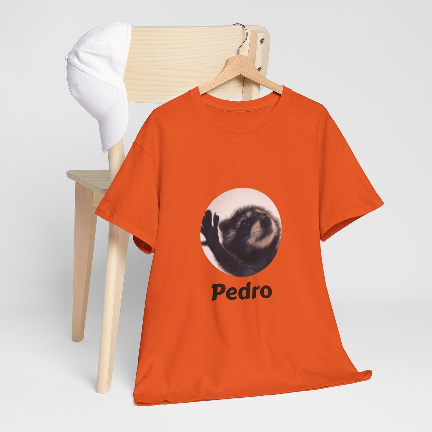 Pedro Raccoon Unisex Heavy Cotton Tee