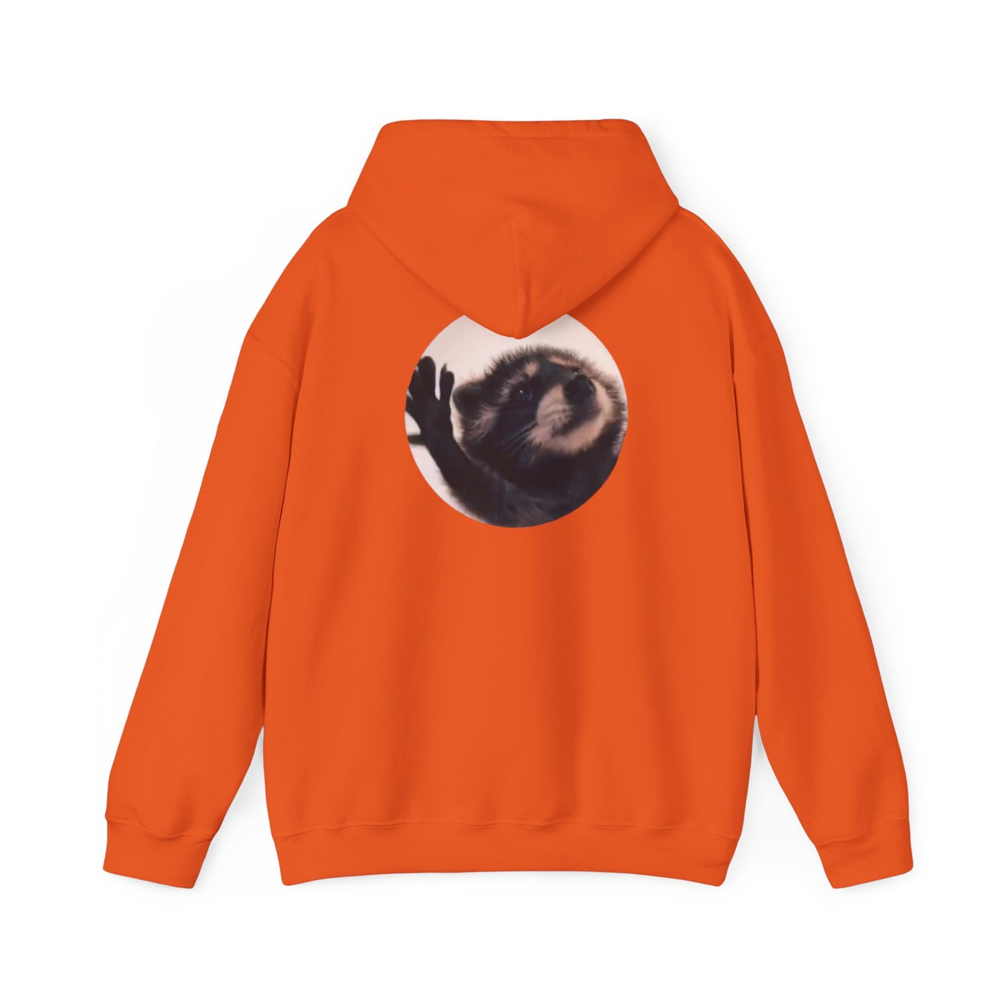 Pedro Raccoon Front and Back Unisex Heavy Blend™ Hooded Sweatshirt