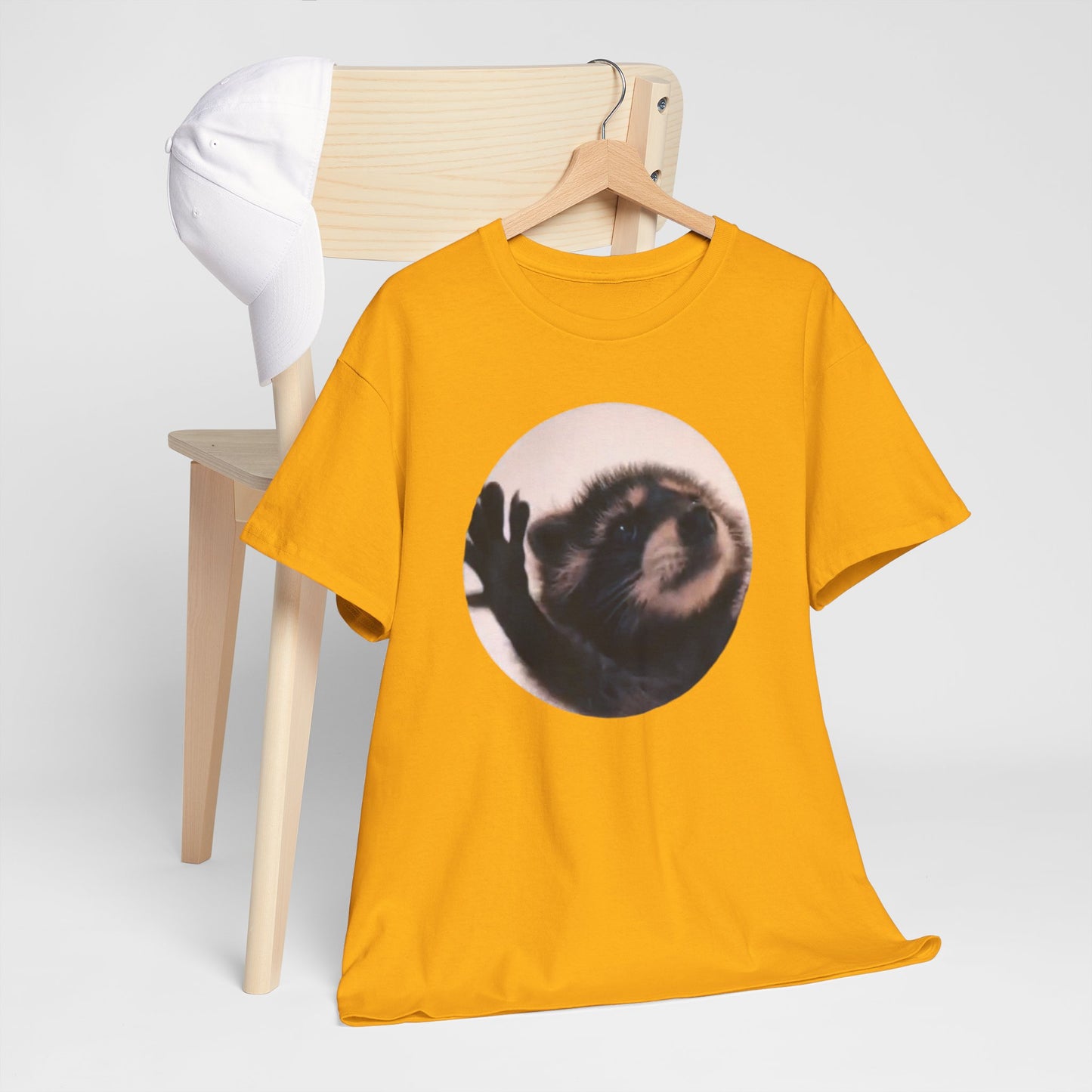 Pedro Raccoon Unisex Heavy Cotton Tee