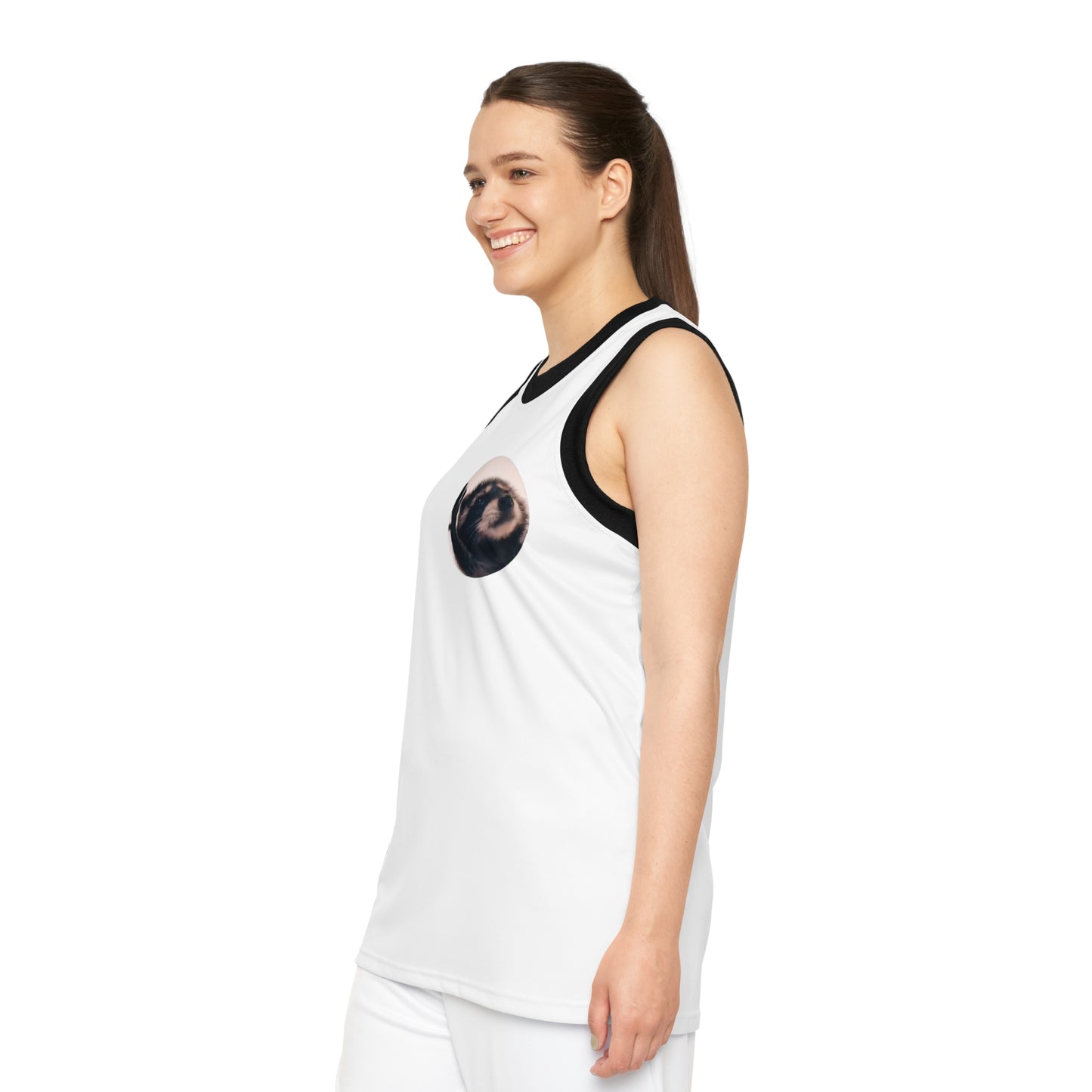 Pedro Raccoon Unisex Basketball Jersey (AOP)