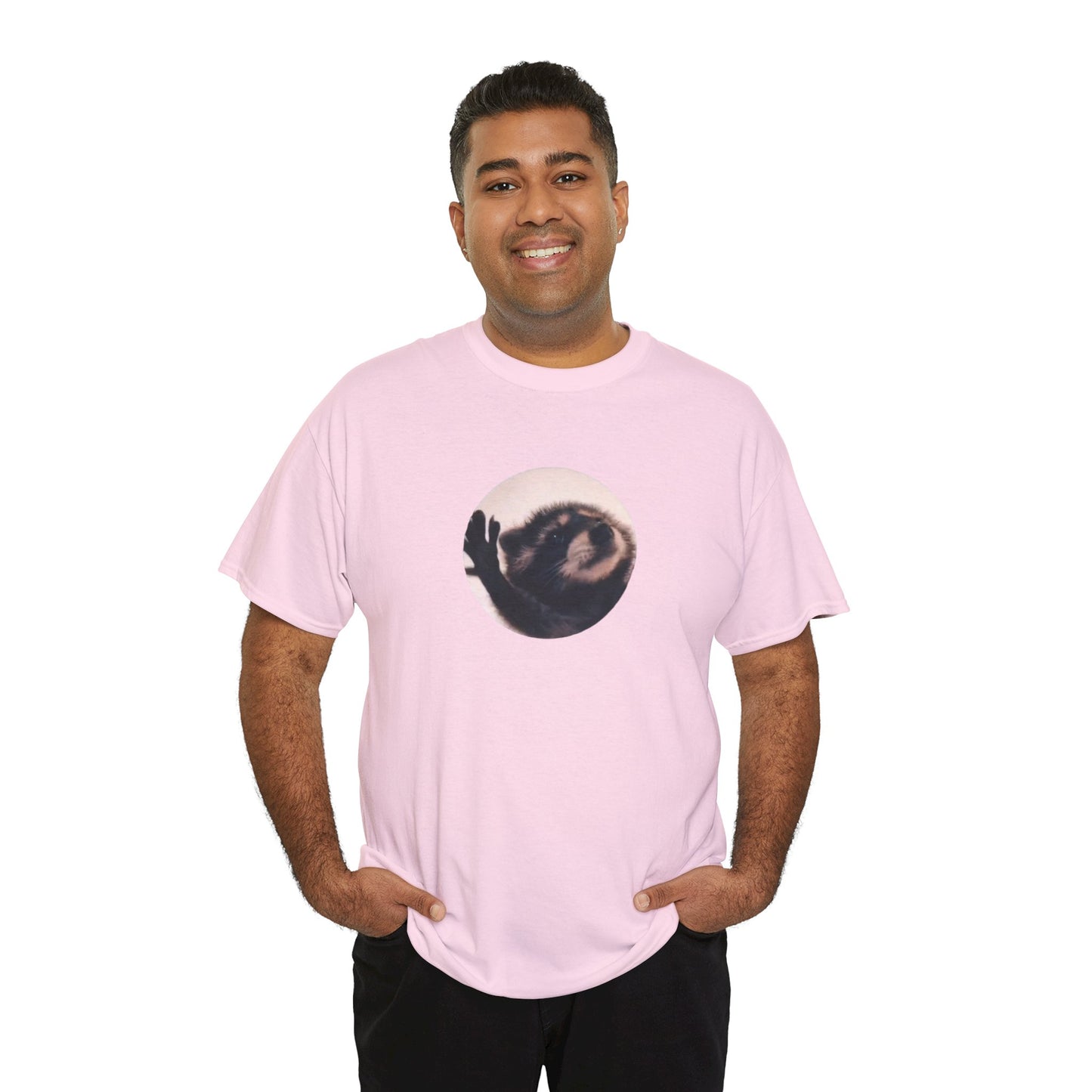 Pedro Raccoon Unisex Heavy Cotton Tee