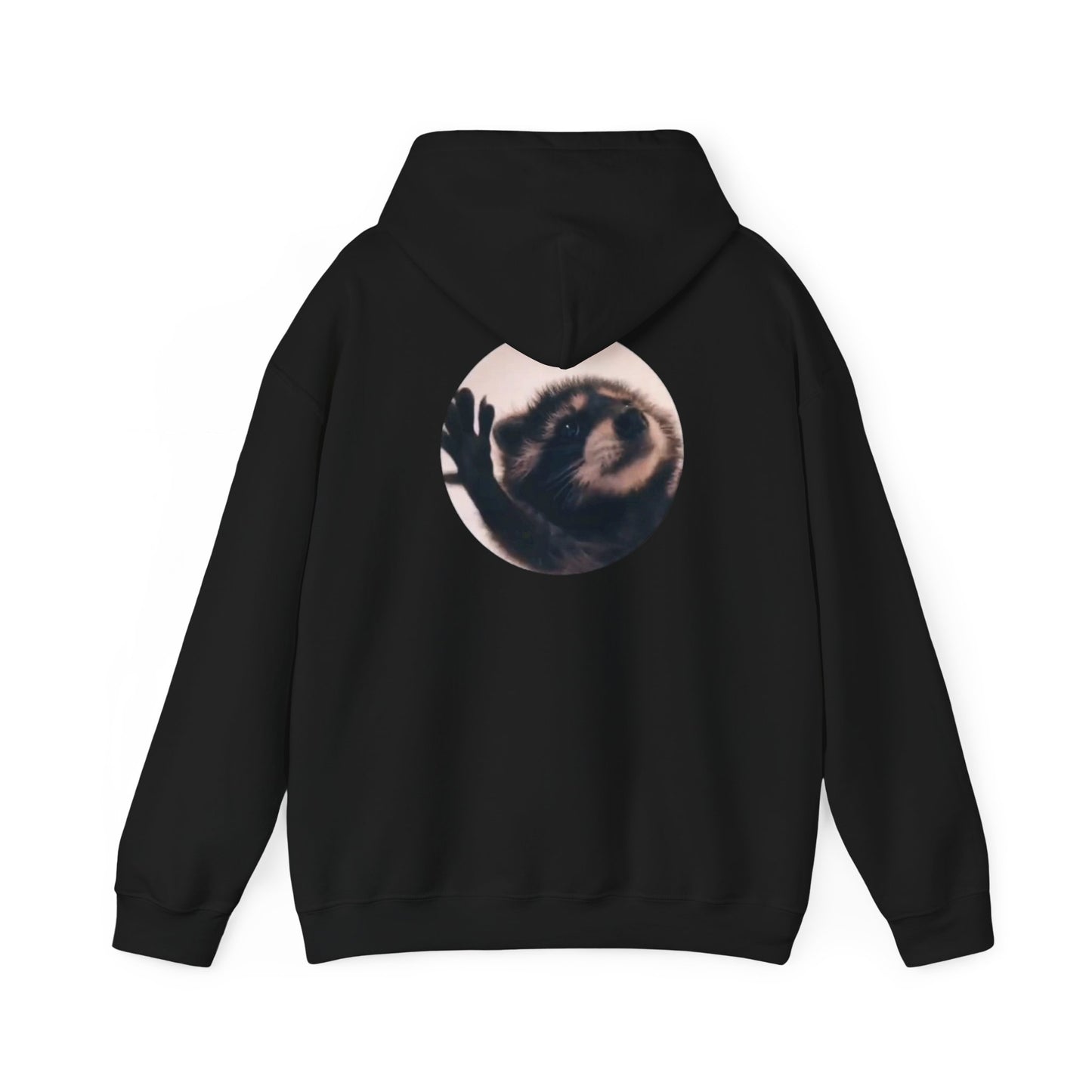 Pedro Raccoon Front and Back Unisex Heavy Blend™ Hooded Sweatshirt