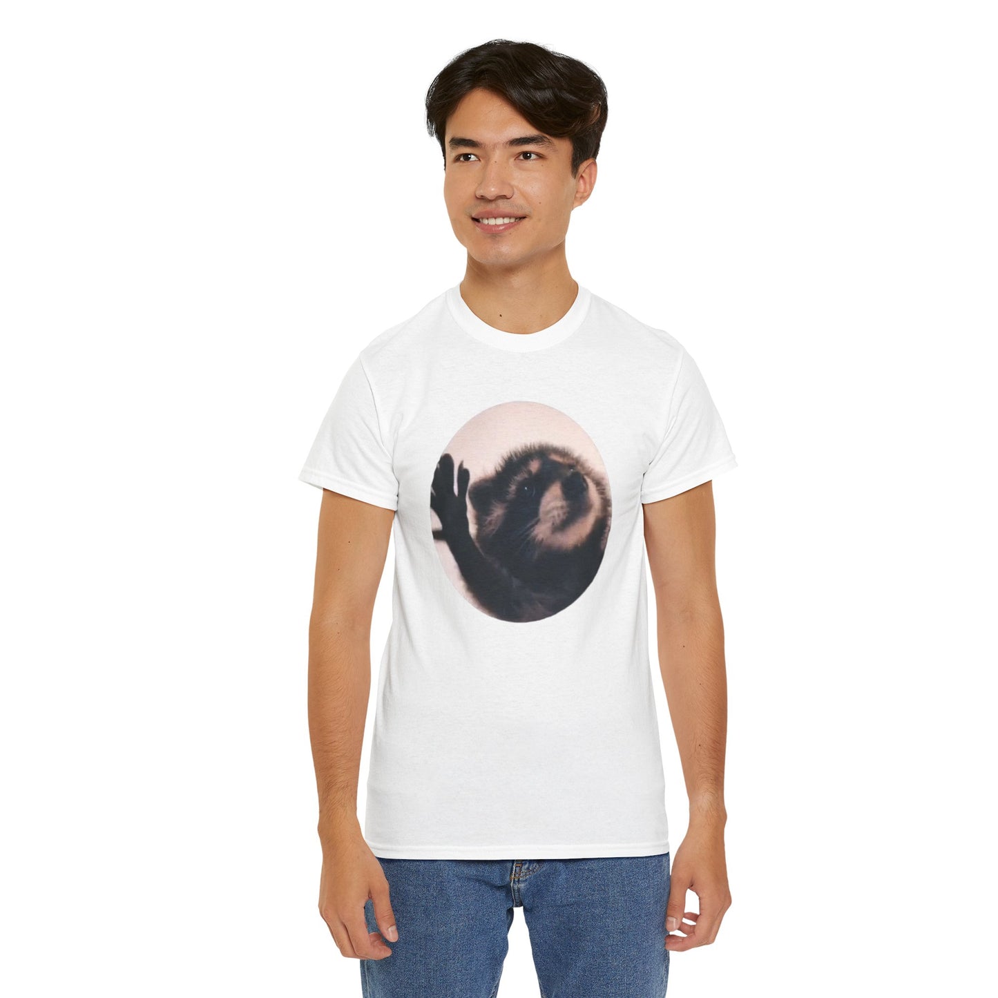 Pedro Raccoon Unisex Heavy Cotton Tee