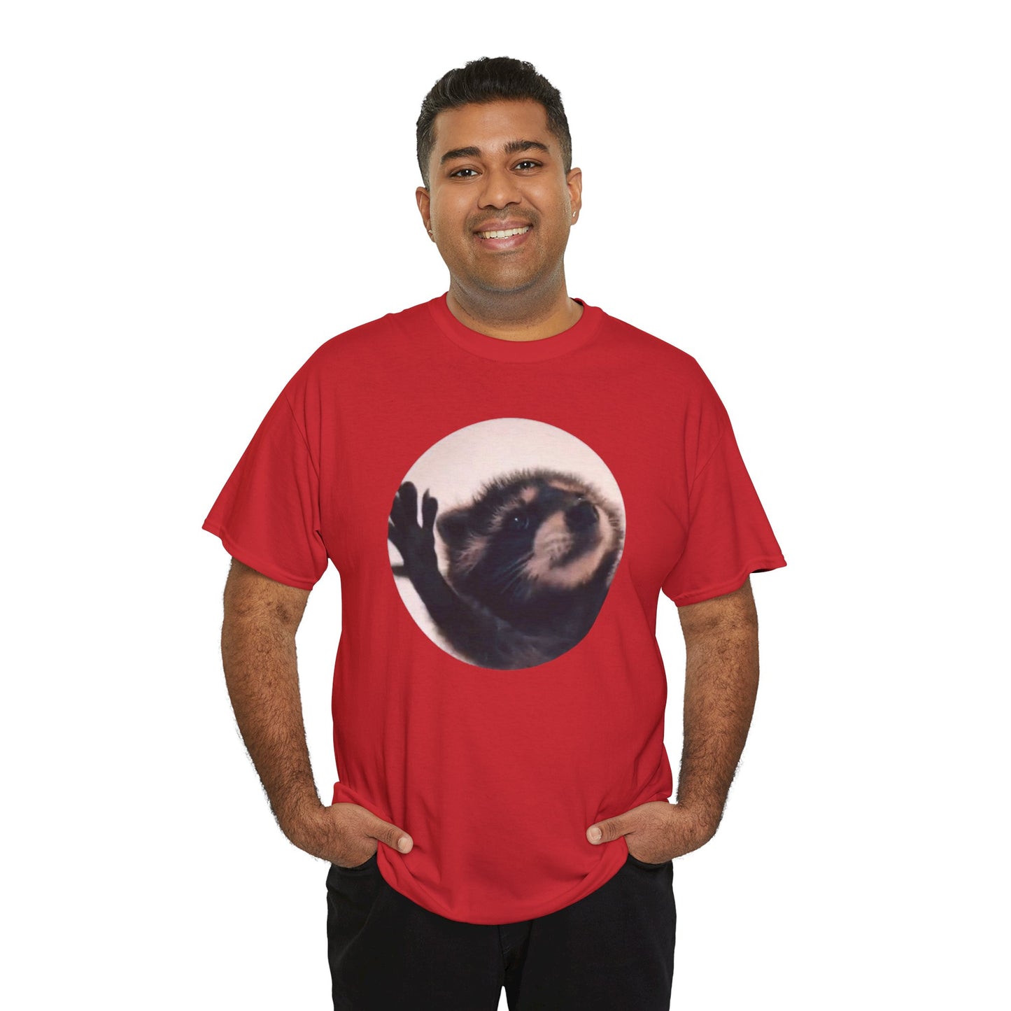 Pedro Raccoon Unisex Heavy Cotton Tee