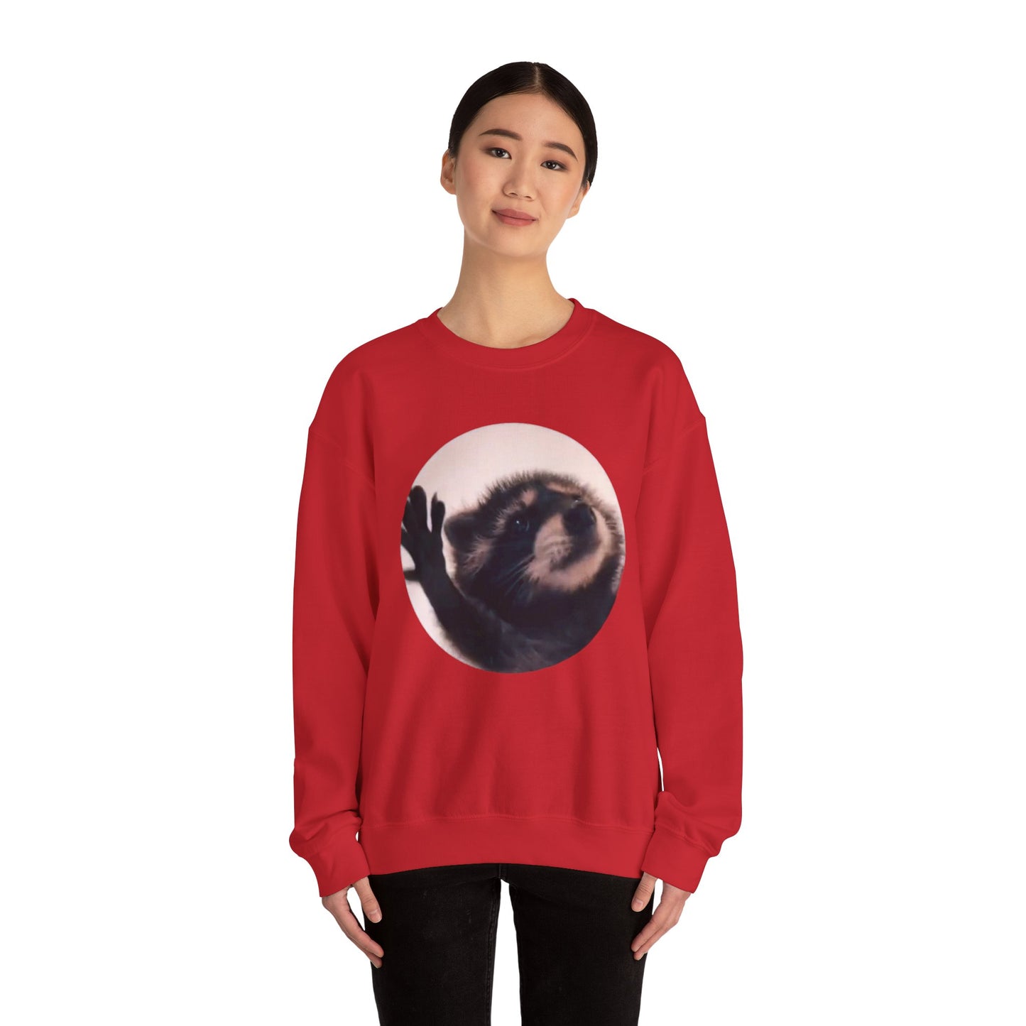 Pedro Raccoon Unisex Heavy Blend™ Crewneck Sweatshirt