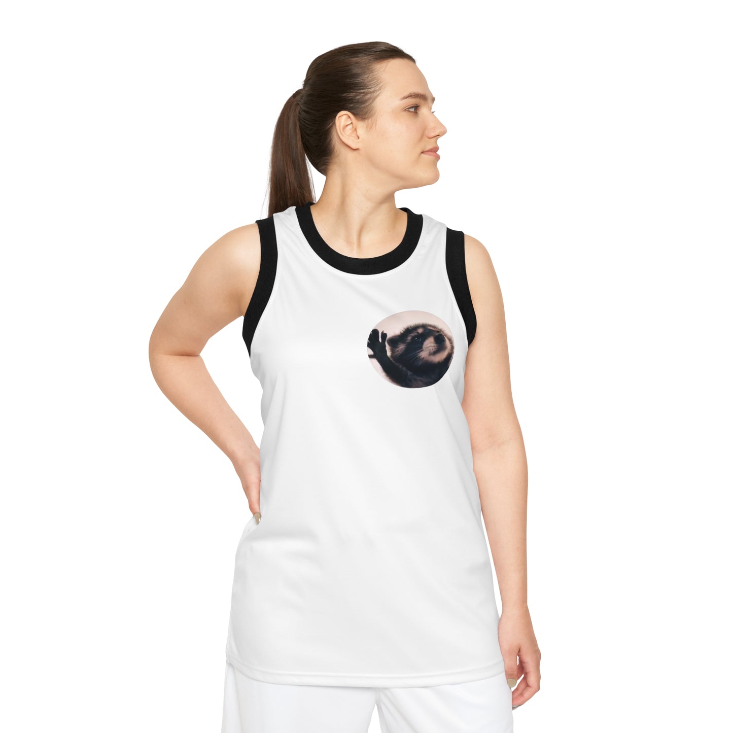 Pedro Raccoon Unisex Basketball Jersey (AOP)